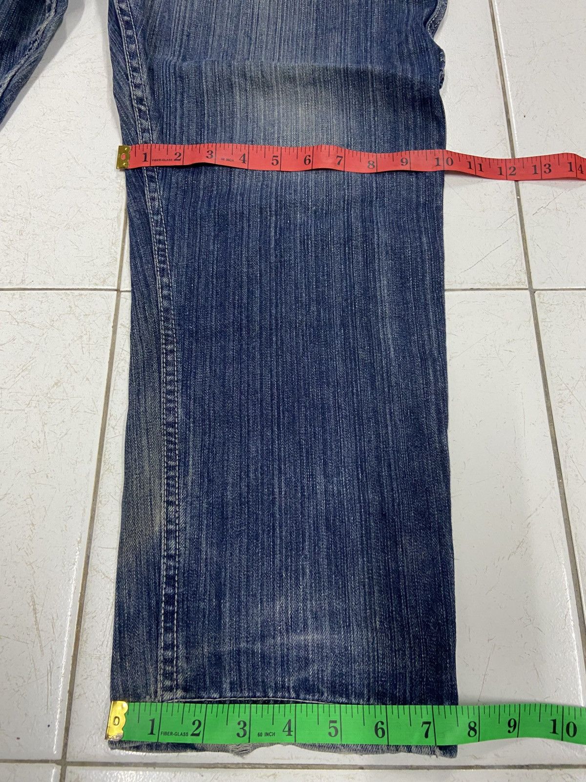 Japanese Brand JUNGLE STORM DROP CROTH CARPENTER DENIM JEANS Size US 30 / EU 46 - 14 Thumbnail