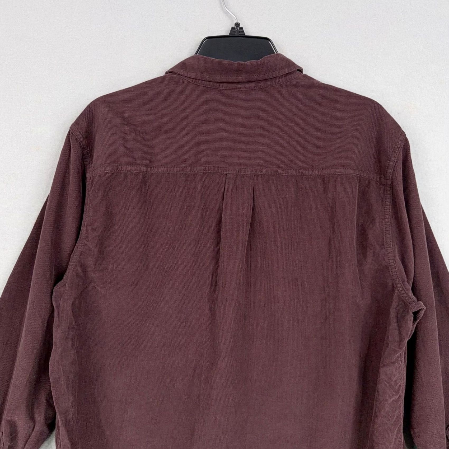 Tommy Bahama Tommy Bahama Shirt Mens Large Burgundy Corduroy Long Sleeve Island Modern Fit Size US L / EU 52-54 / 3 - 7 Thumbnail