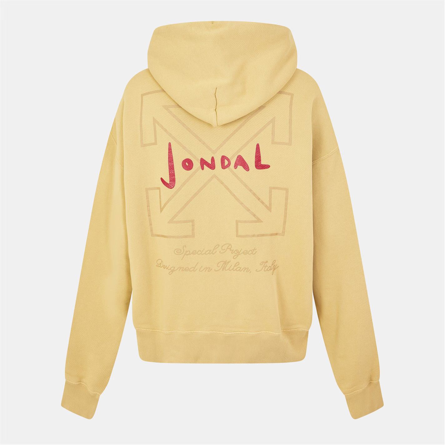 Off-White o1g2r1mq0226 Hoodie In Mustard Yellow Size US S / EU 44-46 / 1 - 2 Thumbnail