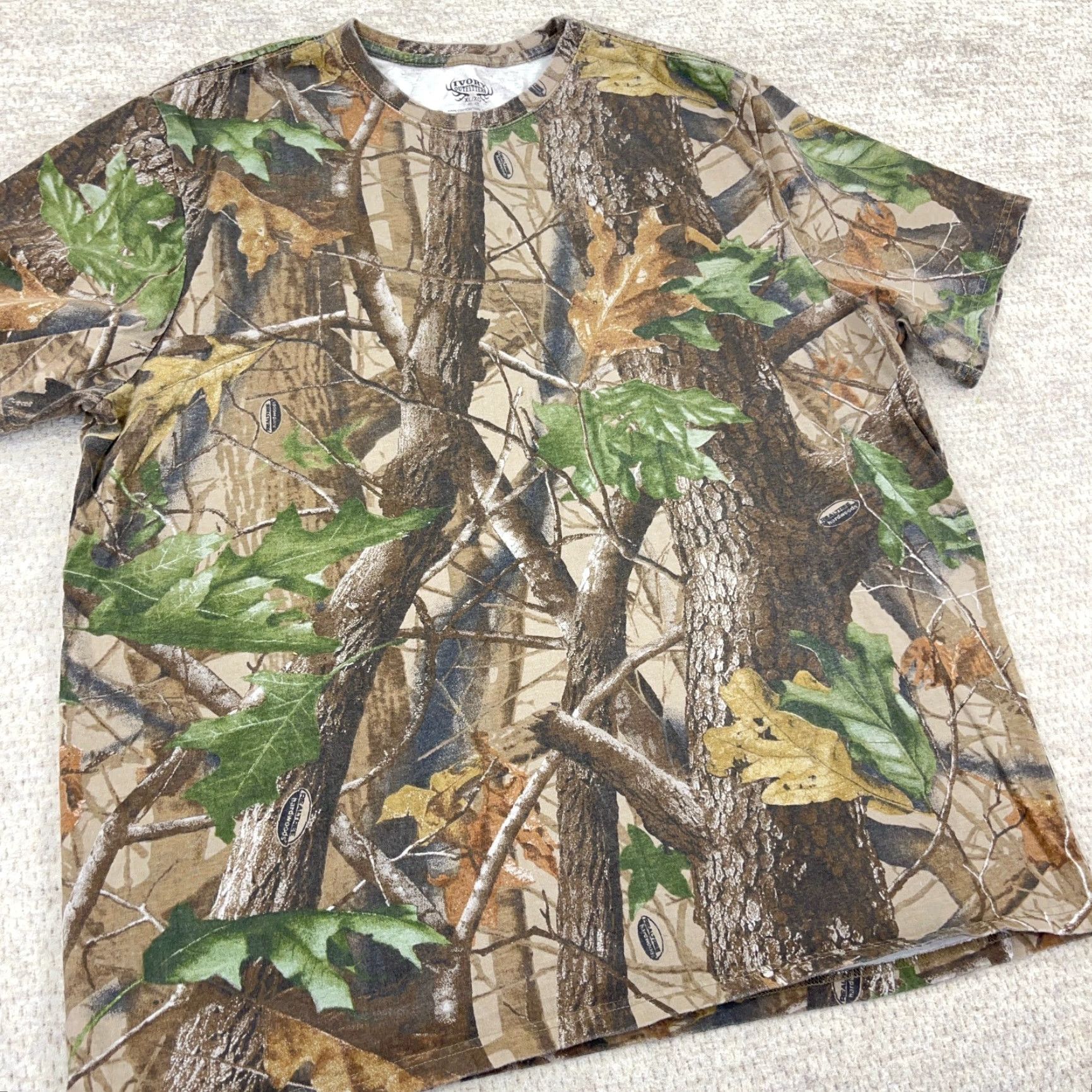 Realtree Realtree Hardwoods Camo Shirt Men XL Brown Hunting Retro Y2K Cotton Adult Size US XL / EU 56 / 4 - 2 Thumbnail