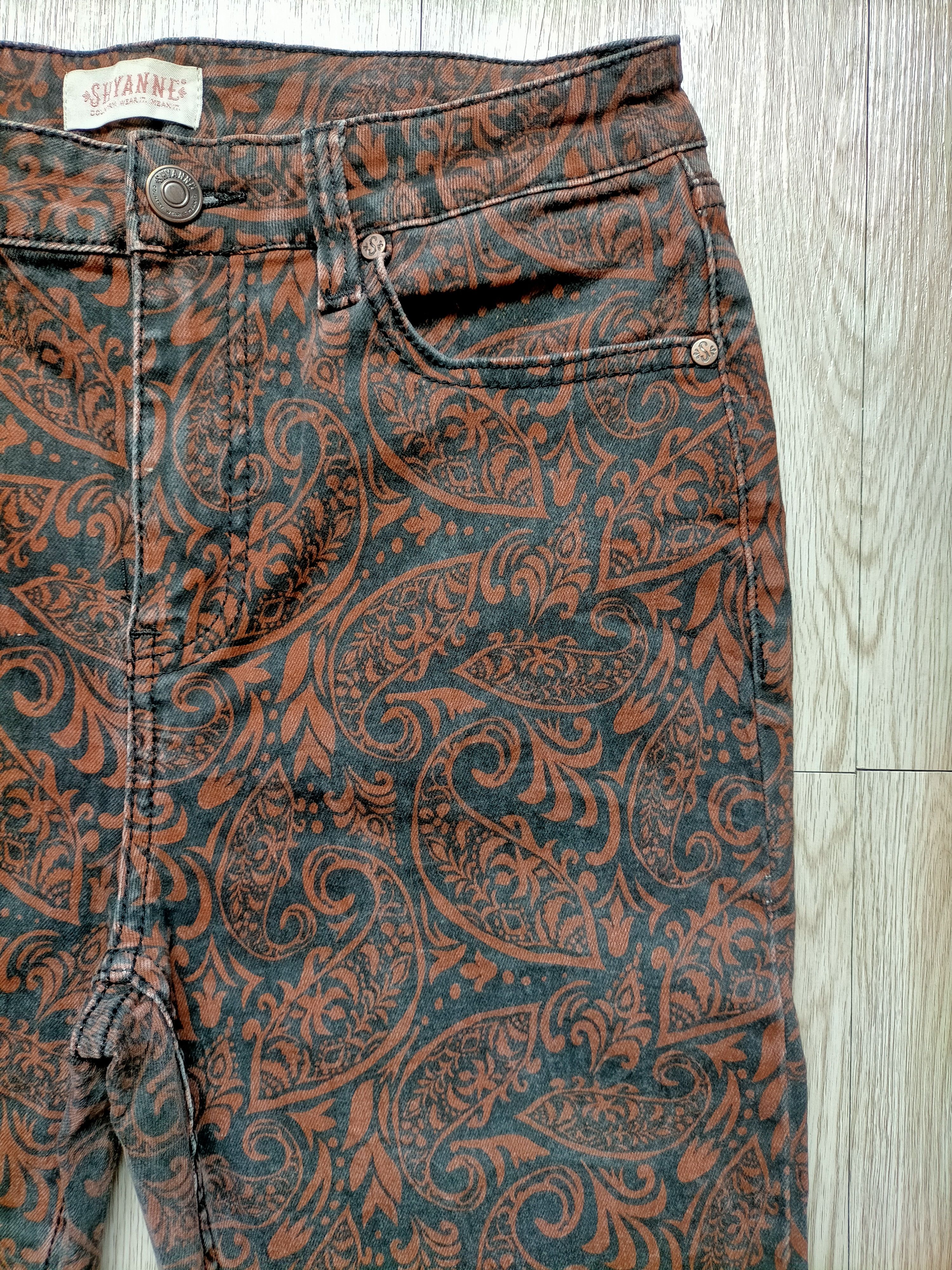 If Six Was Nine Flare Jeans Shyanne Paisley Boot cut denim Size US 28 / EU 44 - 4 Thumbnail