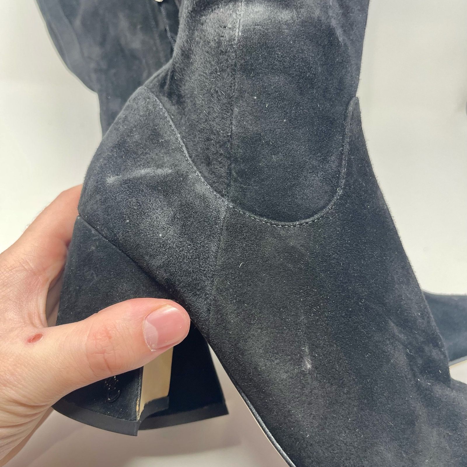 Sam Edelman Sam Edelman Sulema Knee High Black Suede Boots Size 5.5 Size US 5.5 / IT 35.5 - 8 Thumbnail