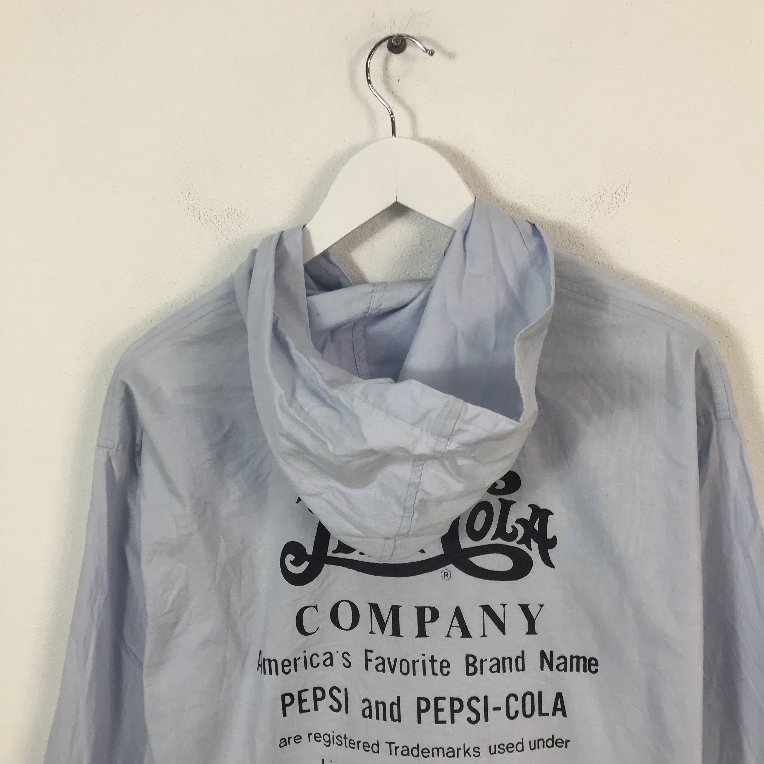 Coca Cola × Pepsi Pepsi-Cola Windbreaker Jacket Hoodie Size US M / EU 48-50 / 2 - 4 Thumbnail
