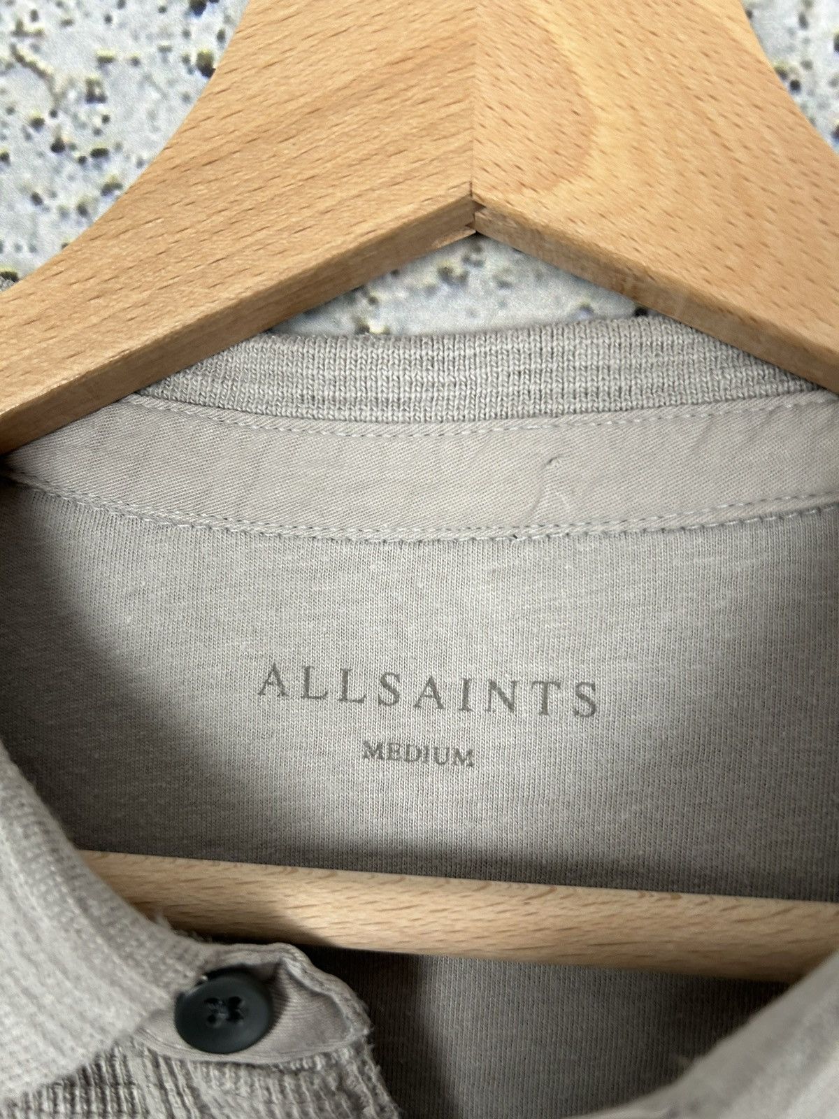 Allsaints Allsaints Polo Longsleeve Streetwear Rock Punk Grunge Size US M / EU 48-50 / 2 - 4 Thumbnail