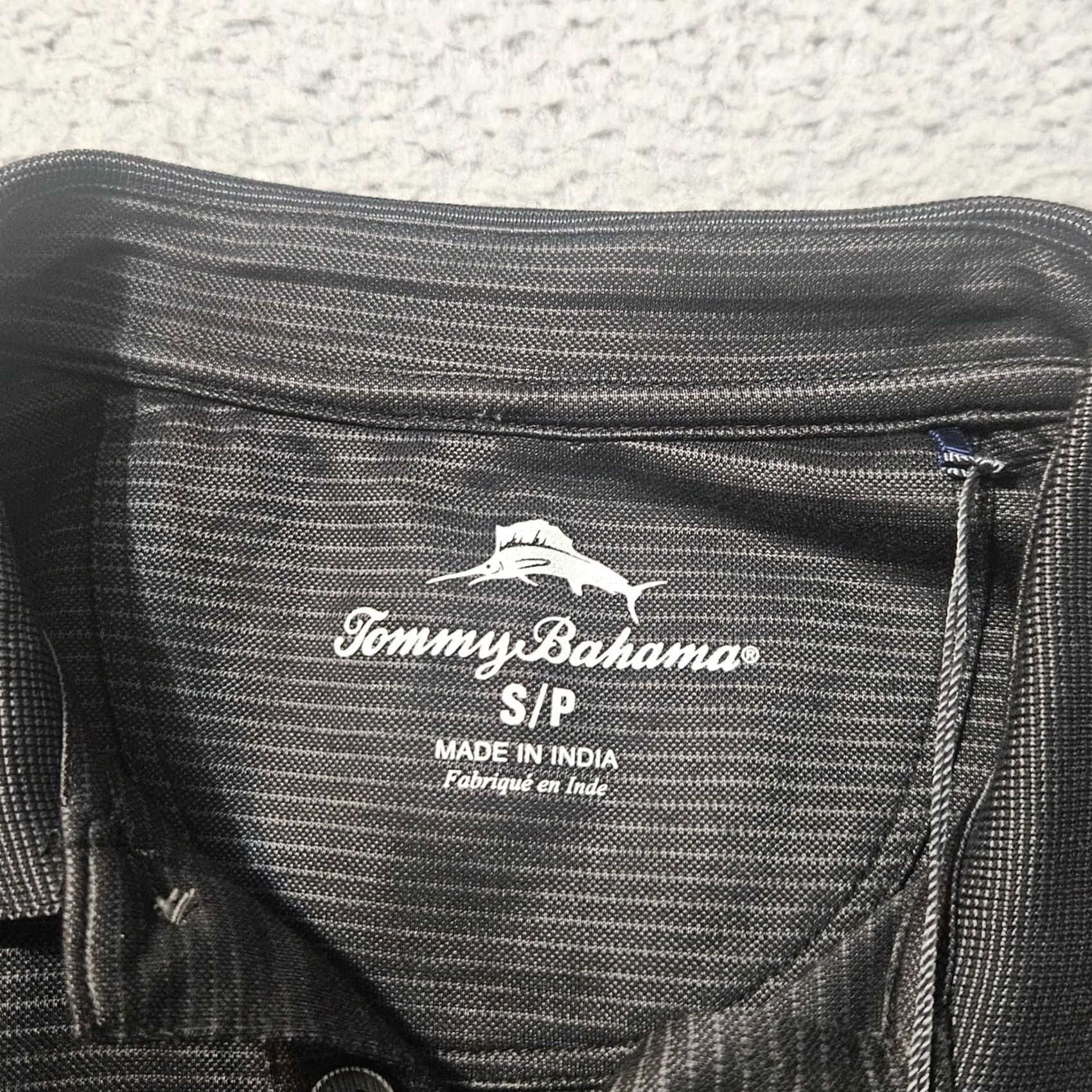 Tommy Bahama Tommy Bahama Polo Shirt Men's Size Small Black Striped NWT ST226364TX Tommmy Size US S / EU 44-46 / 1 - 3 Thumbnail