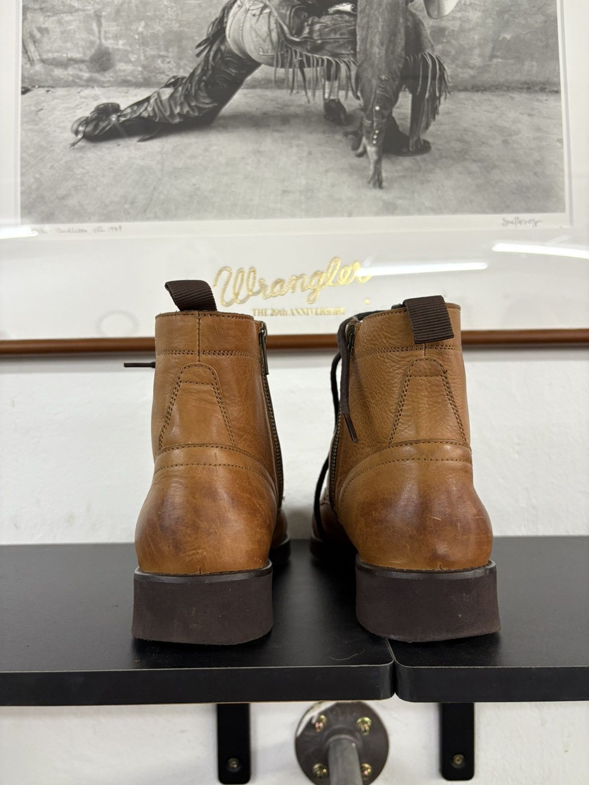 Alfredo Bannister Alfredo Bannister Patina Brown Leather Boots Size US 8 / EU 41 - 7 Thumbnail