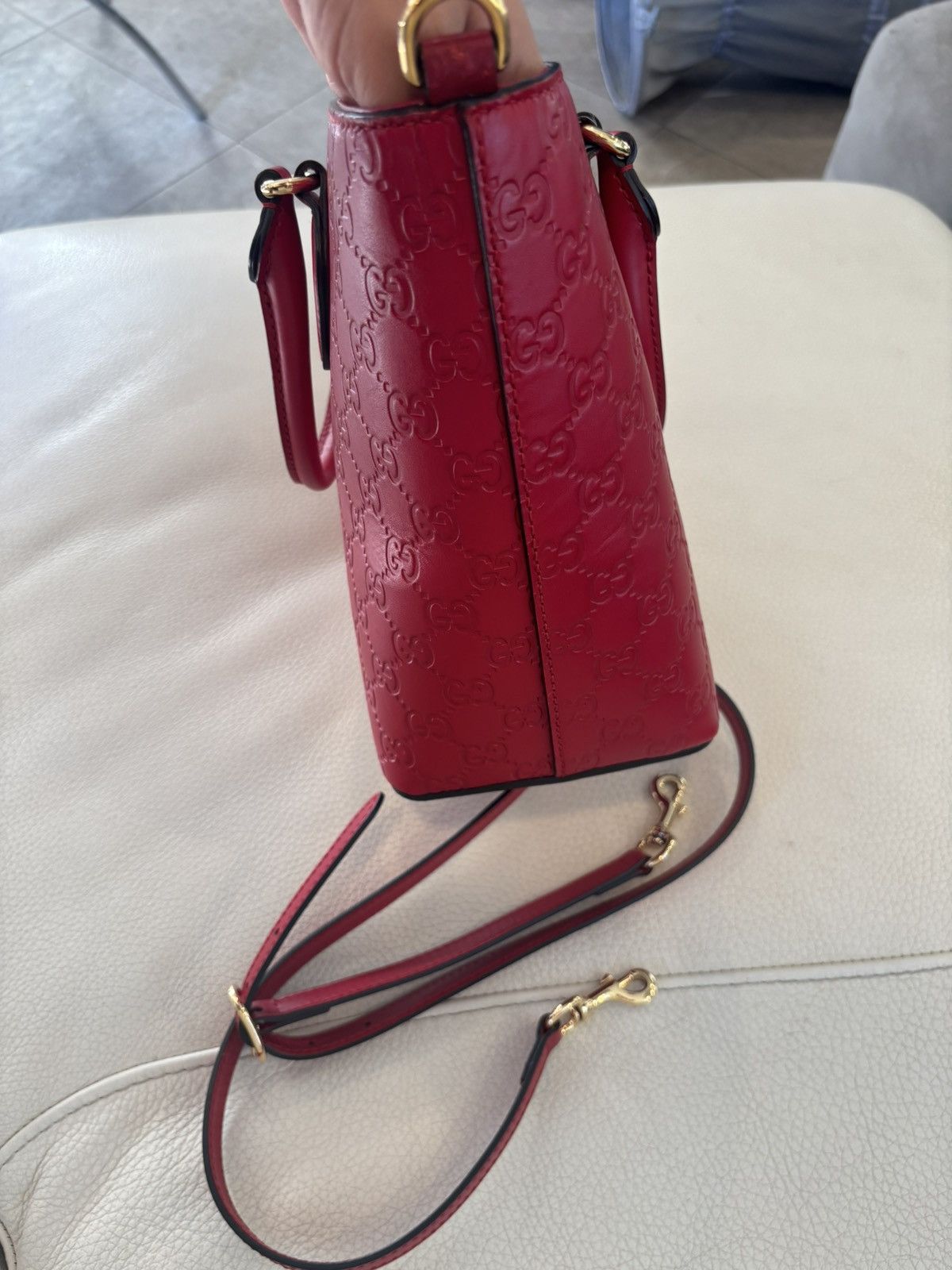 Gucci Gucci Classic Sima Leather Tote Bag Size ONE SIZE - 4 Thumbnail
