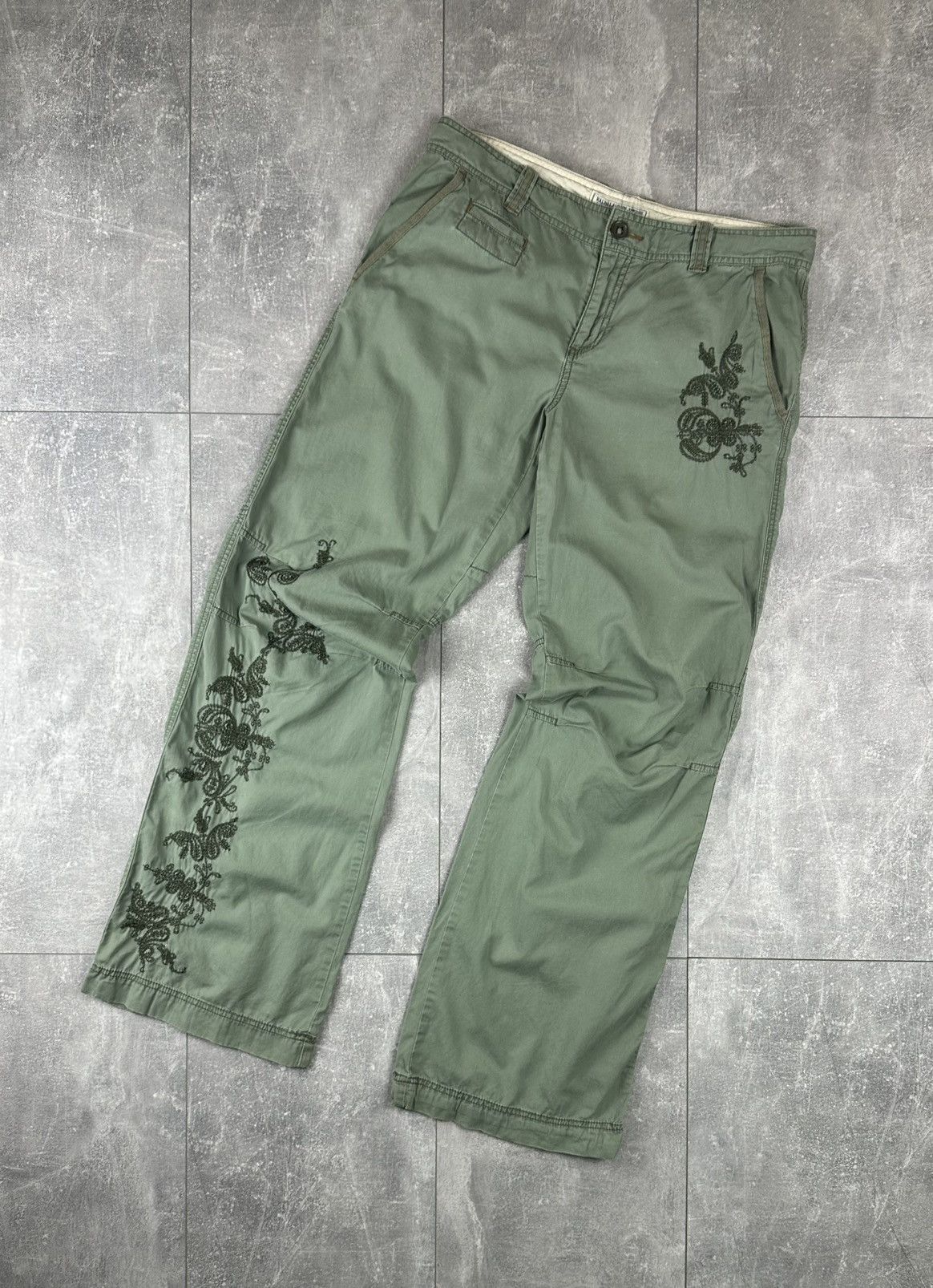 Polo Ralph Lauren Women’s Polo Jeans Company Ralph Lauren Baggy Vintage Pants Size 32" / US 10 / IT 46 - 1 Thumbnail