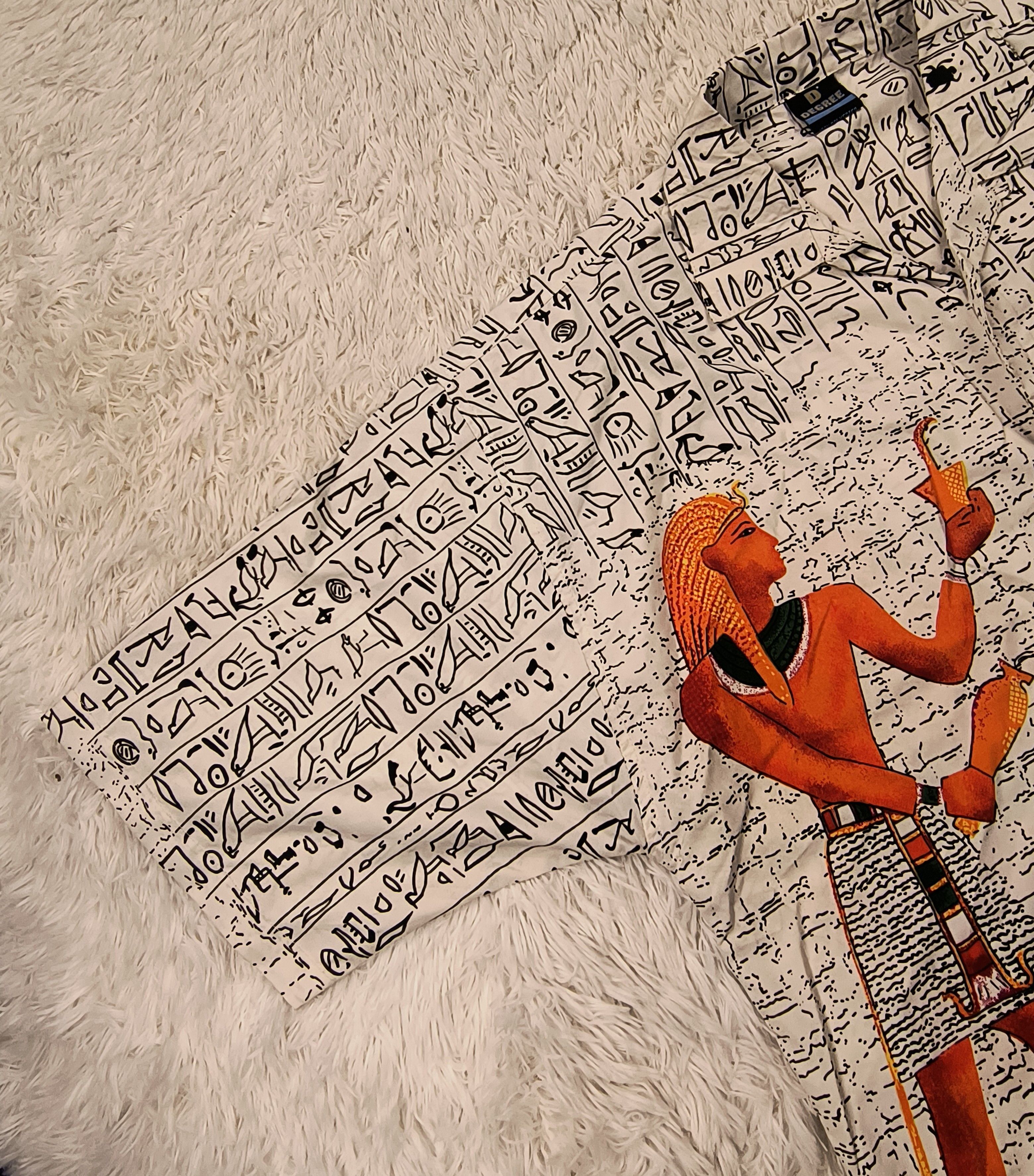 Other Vintage egyptian pharaoh Ramses II 90s button up shirt Size US L / EU 52-54 / 3 - 6 Thumbnail