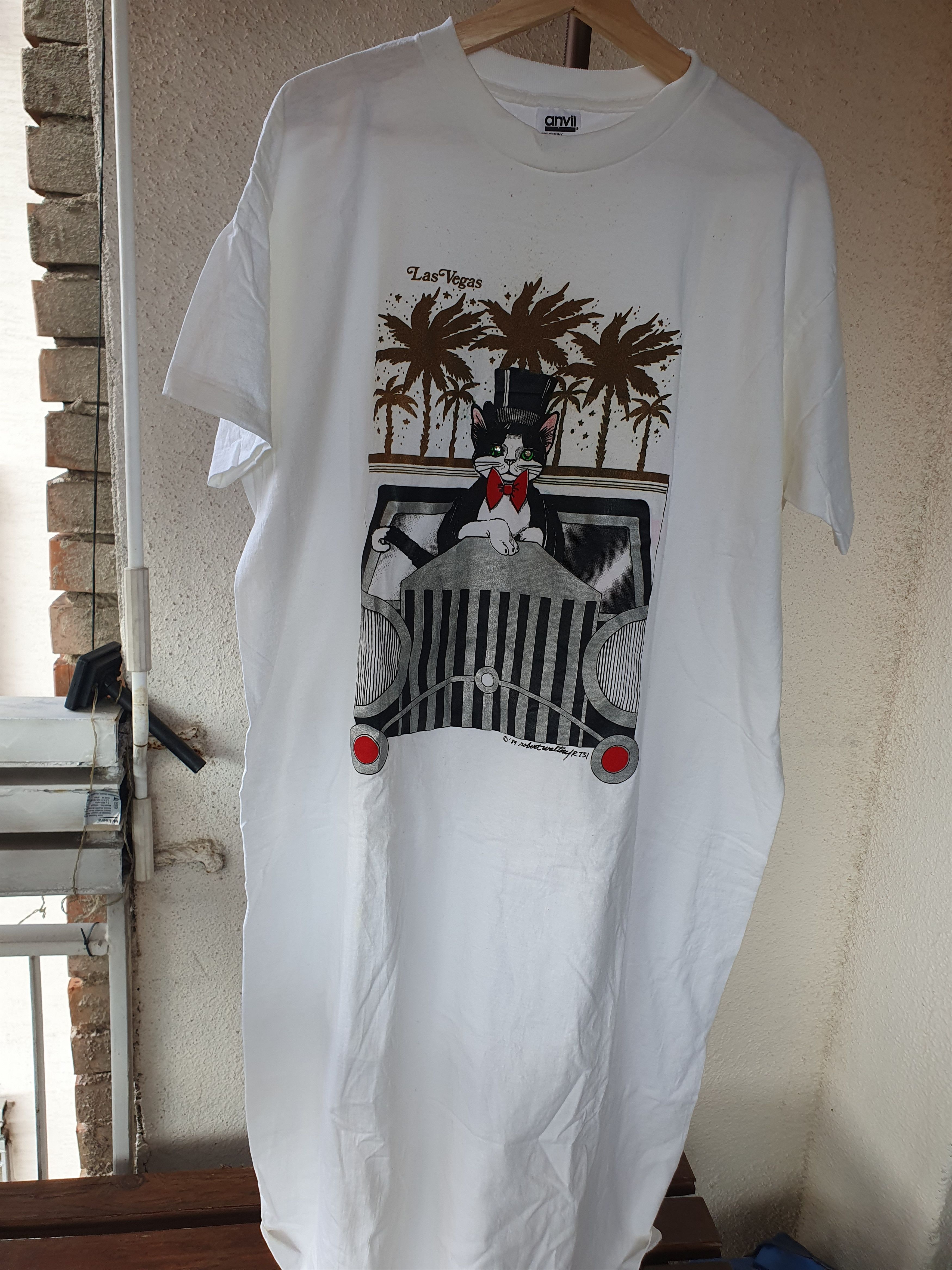 Vintage Las Vegas Vtg 1989 single stitch USA Oversized Sleep Tee Size L / US 10 / IT 46 - 6 Thumbnail