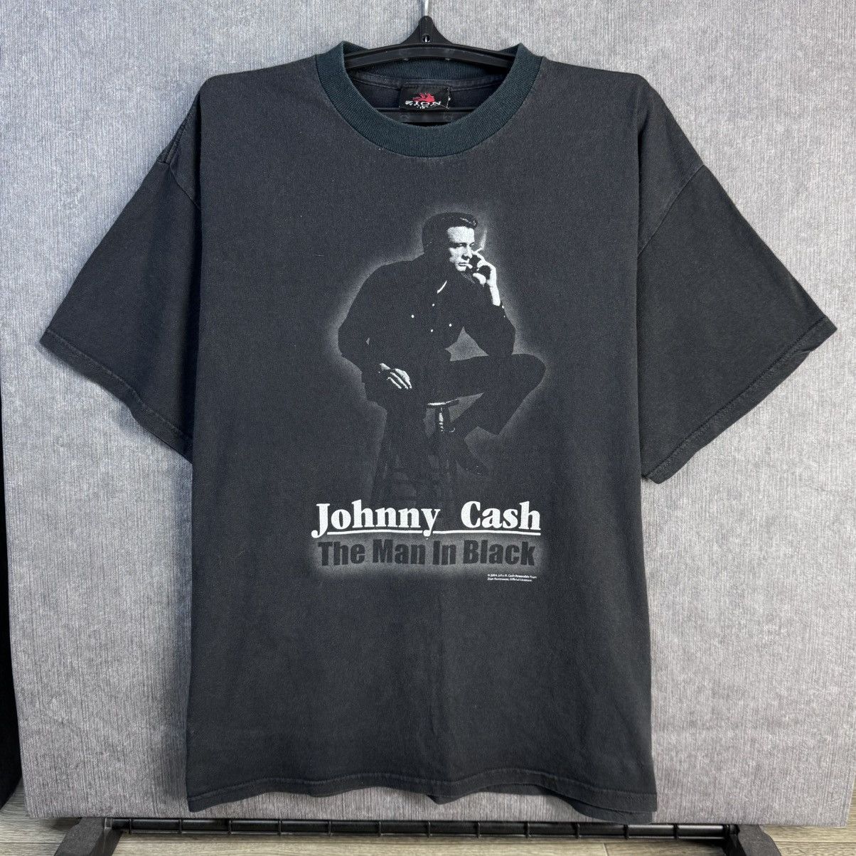 Vintage Vintage Johnny Cash 2004 t shirt zion Country Rock Band Tee Size US XL / EU 56 / 4 - 1 Thumbnail
