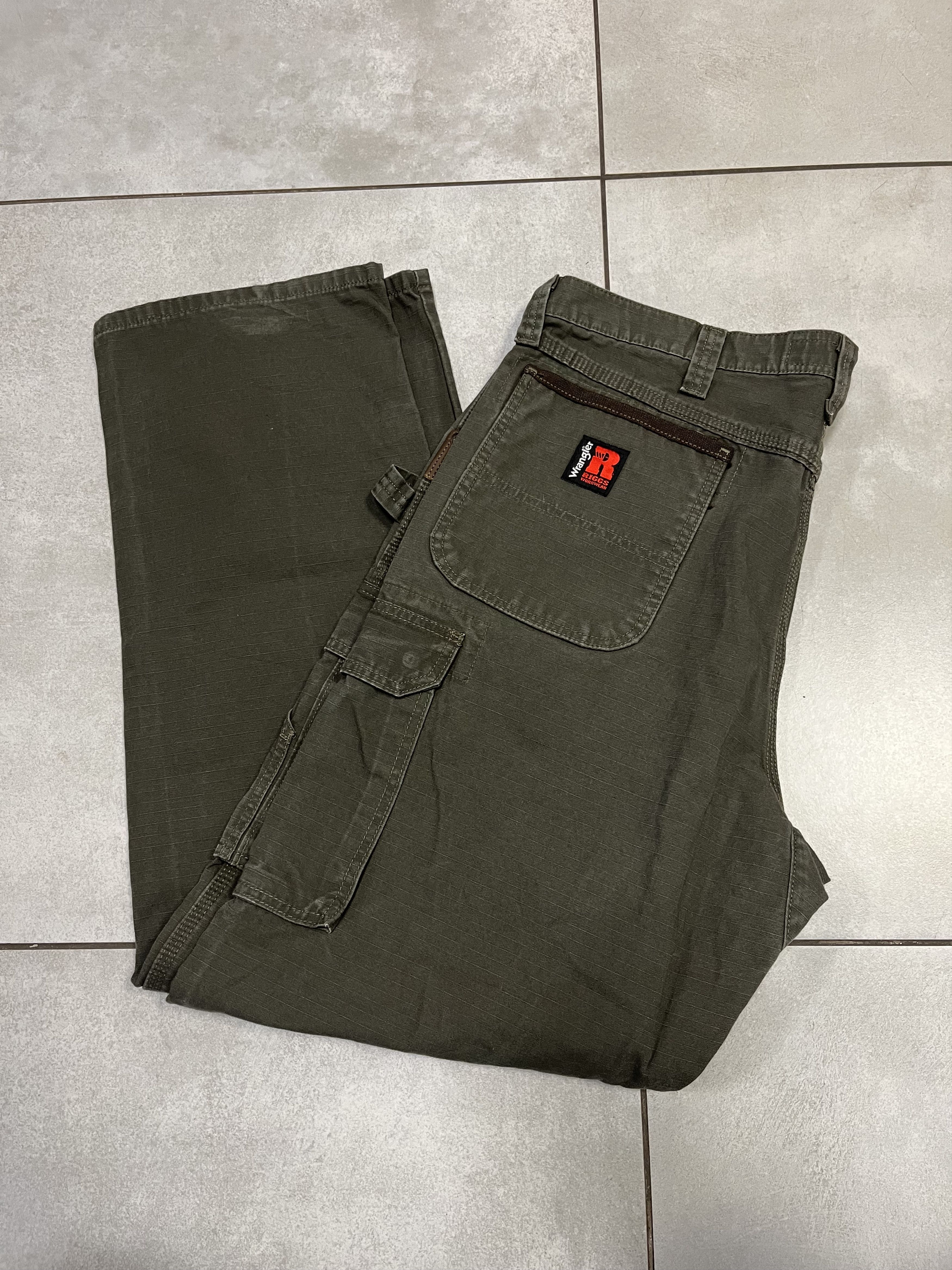 Wrangler Pants Wrangler Riggs Workwear Streetwear 38x34 Size US 38 / EU 54 - 2 Thumbnail