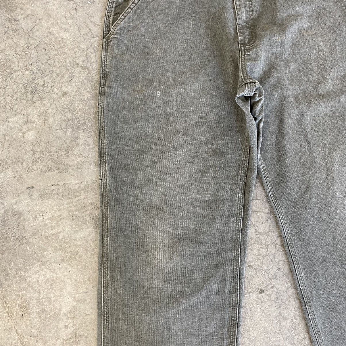 Carhartt × Vintage Vintage Carhartt Faded Moss Green Carpenter Work Pants Size US 36 / EU 52 - 8 Thumbnail
