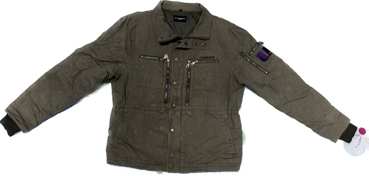image of Vintage U.s. Boarder Jacket in Brown, Men's (Size Medium)