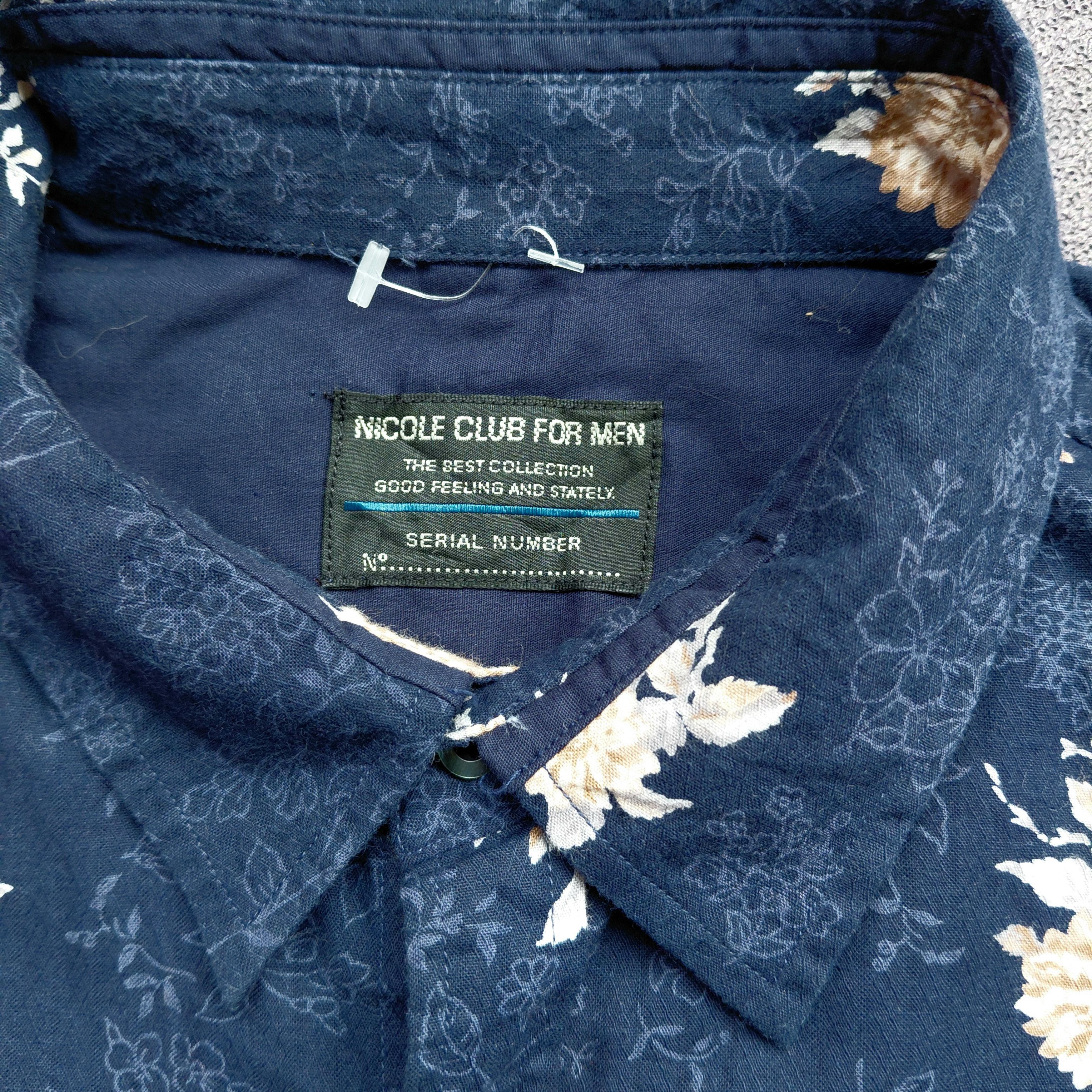 Nicole Club Nicole Club For Men Flower Shirt Size US M / EU 48-50 / 2 - 4 Thumbnail