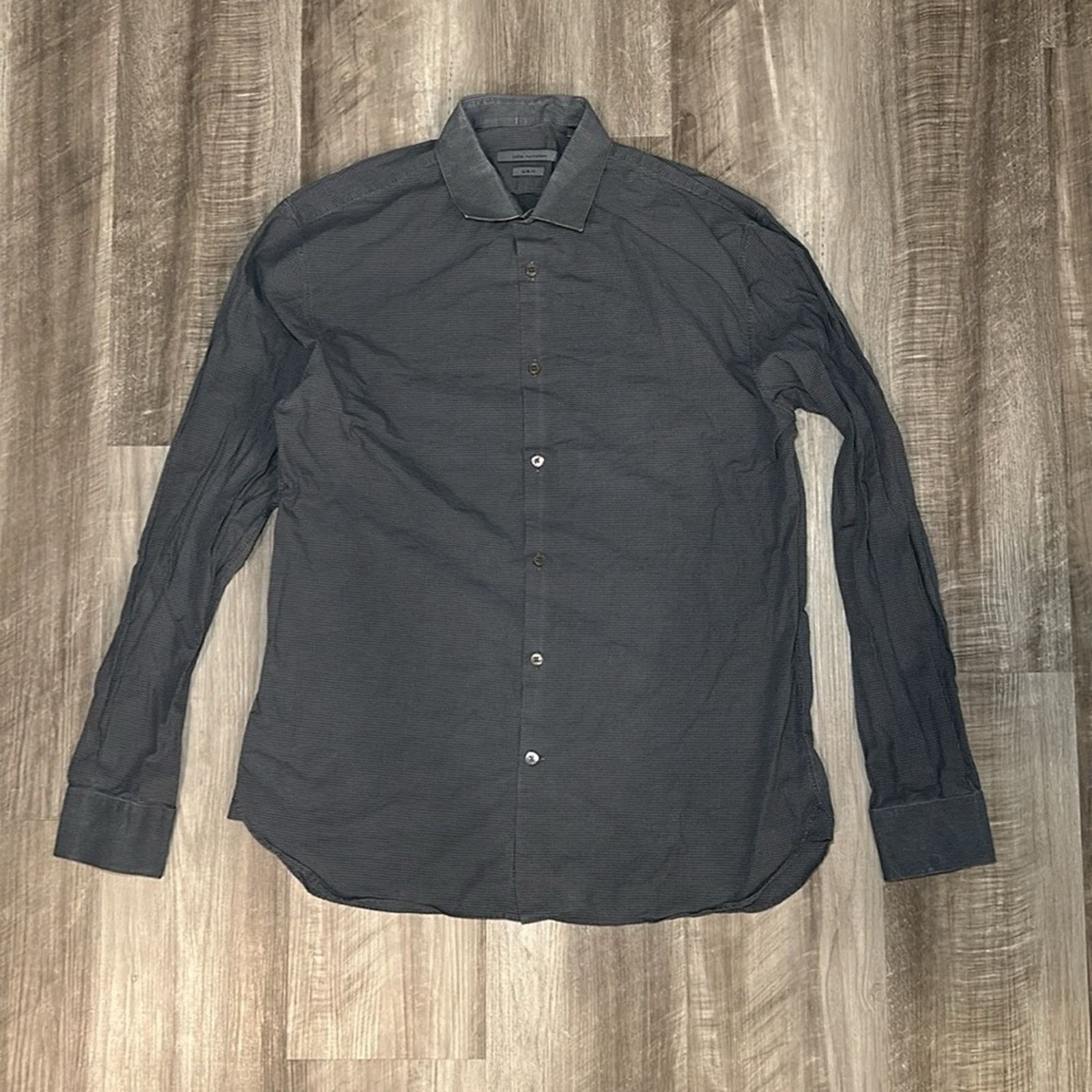 John Varvatos John Varvatos Slim Fit Long Sleeve - 16 34/35 (Large) Size US L / EU 52-54 / 3 - 2 Thumbnail