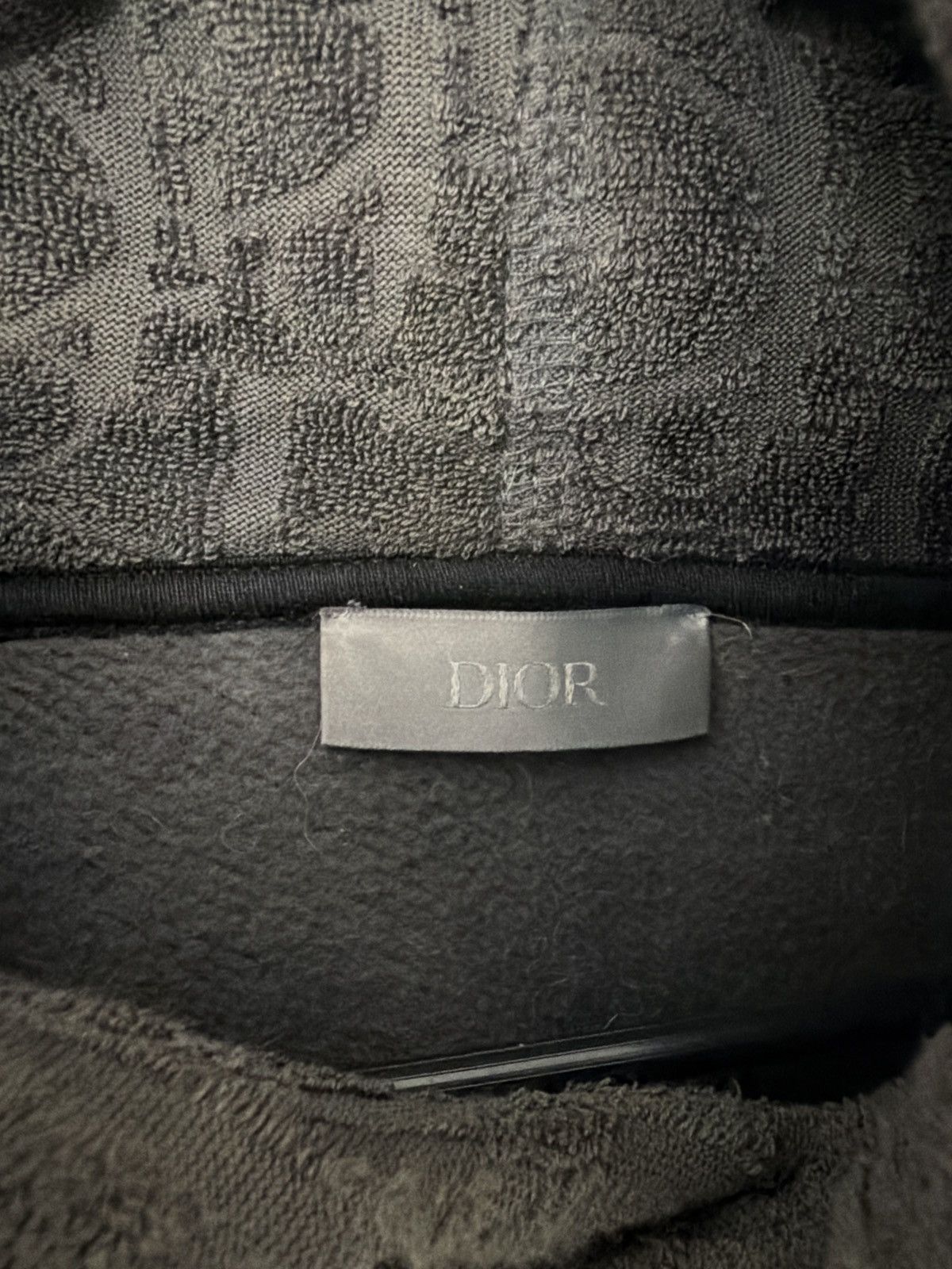 Dior Dior Oblique Towel Hoodie Size US L / EU 52-54 / 3 - 4 Thumbnail