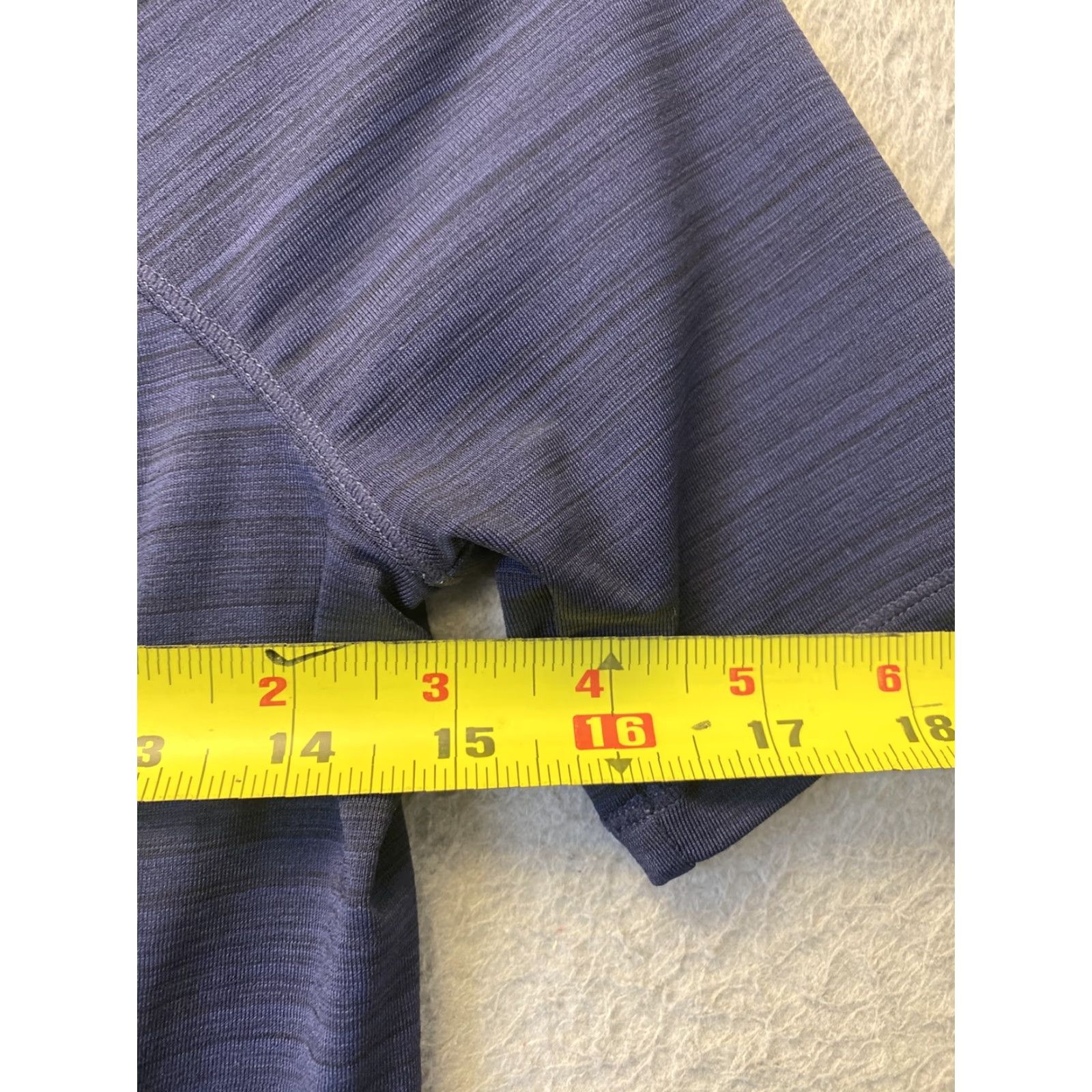 Athleta Athleta Shirt Women XS Navy Jet Stripe Track Pullover Activewear Size XS / US 0-2 / IT 36-38 - 4 Thumbnail
