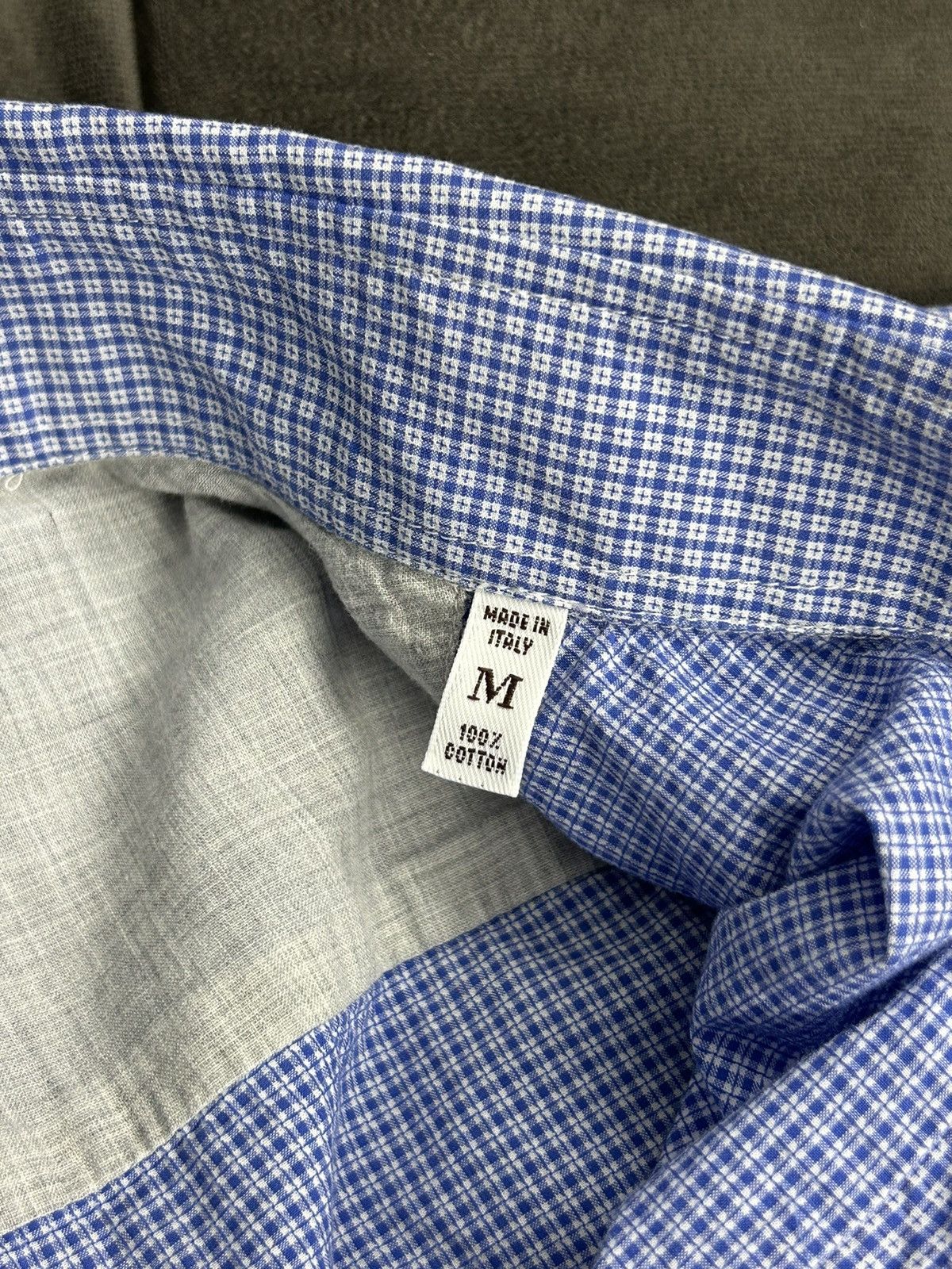 Brunello Cucinelli Brunello Cucinelli Check Cotton Shirt – Made in Italy Size M Size US M / EU 48-50 / 2 - 9 Thumbnail