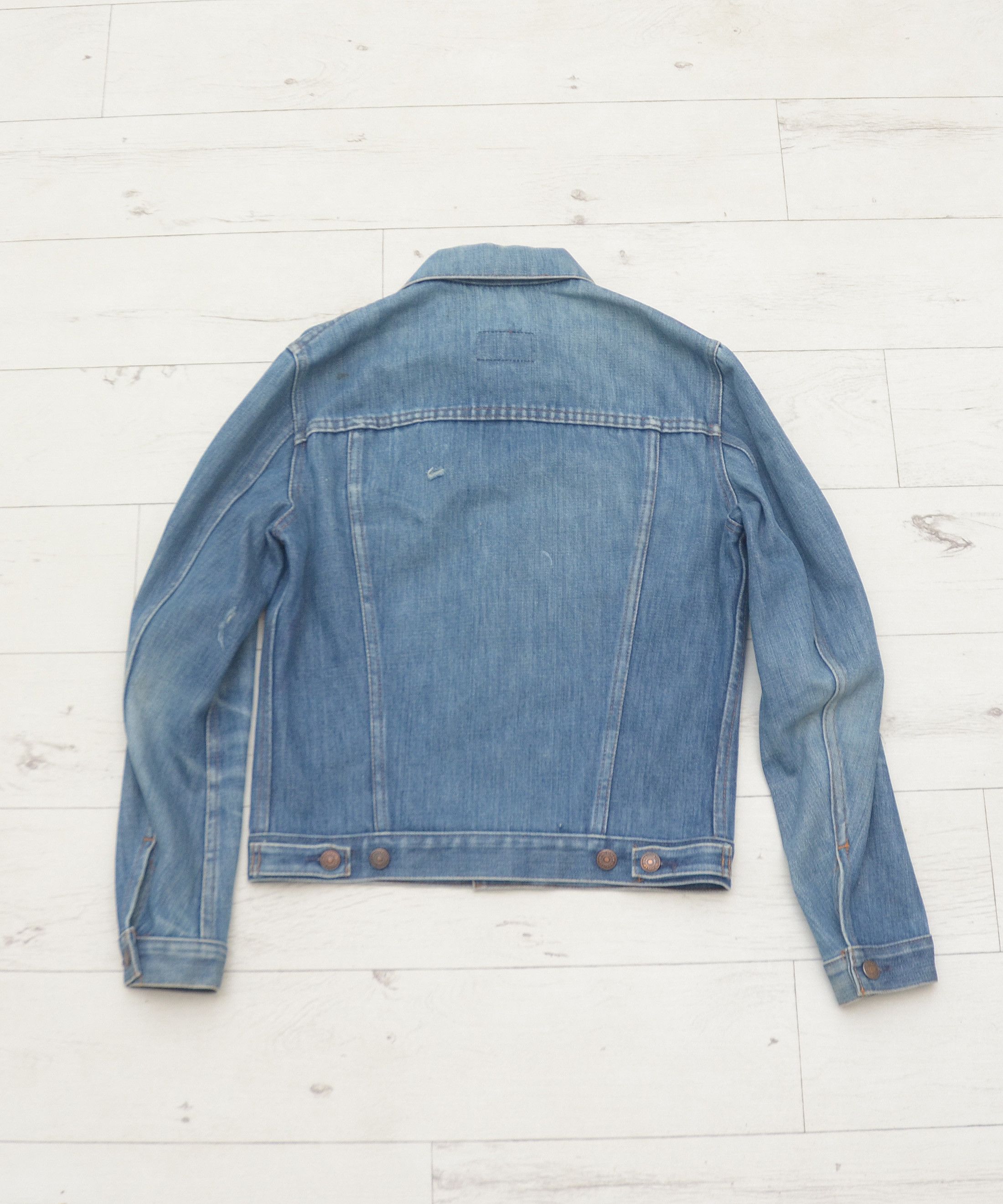Levi's × Levi's Vintage Clothing × Vintage Vintage 70’s Levi’s Denim Jacket Washed Made in France Size S / US 4 / IT 40 - 7 Thumbnail