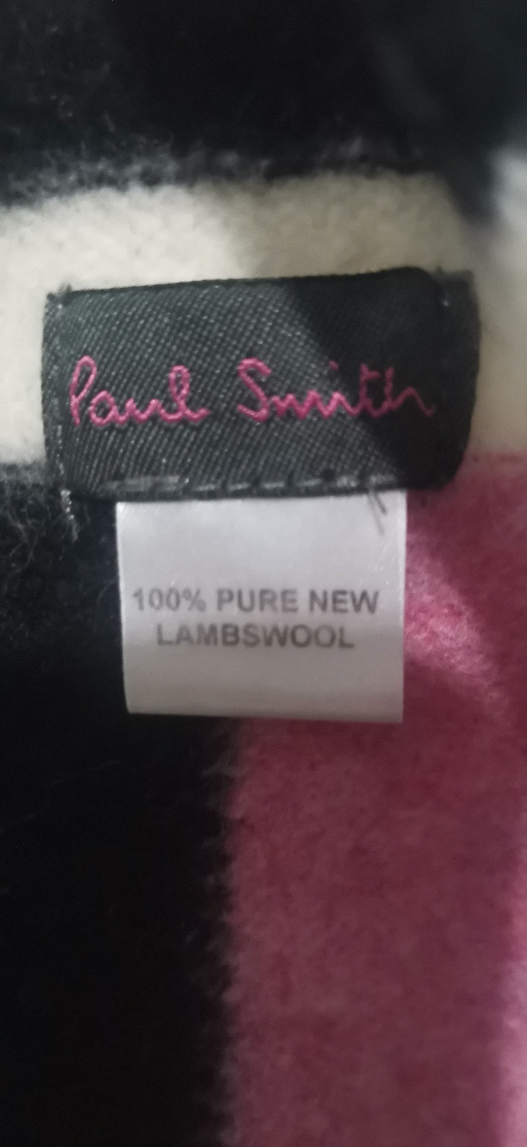 Paul Smith Paul Smith 100% Lambswool Scarf – Made in UK – OG Stripe Size ONE SIZE - 3 Thumbnail