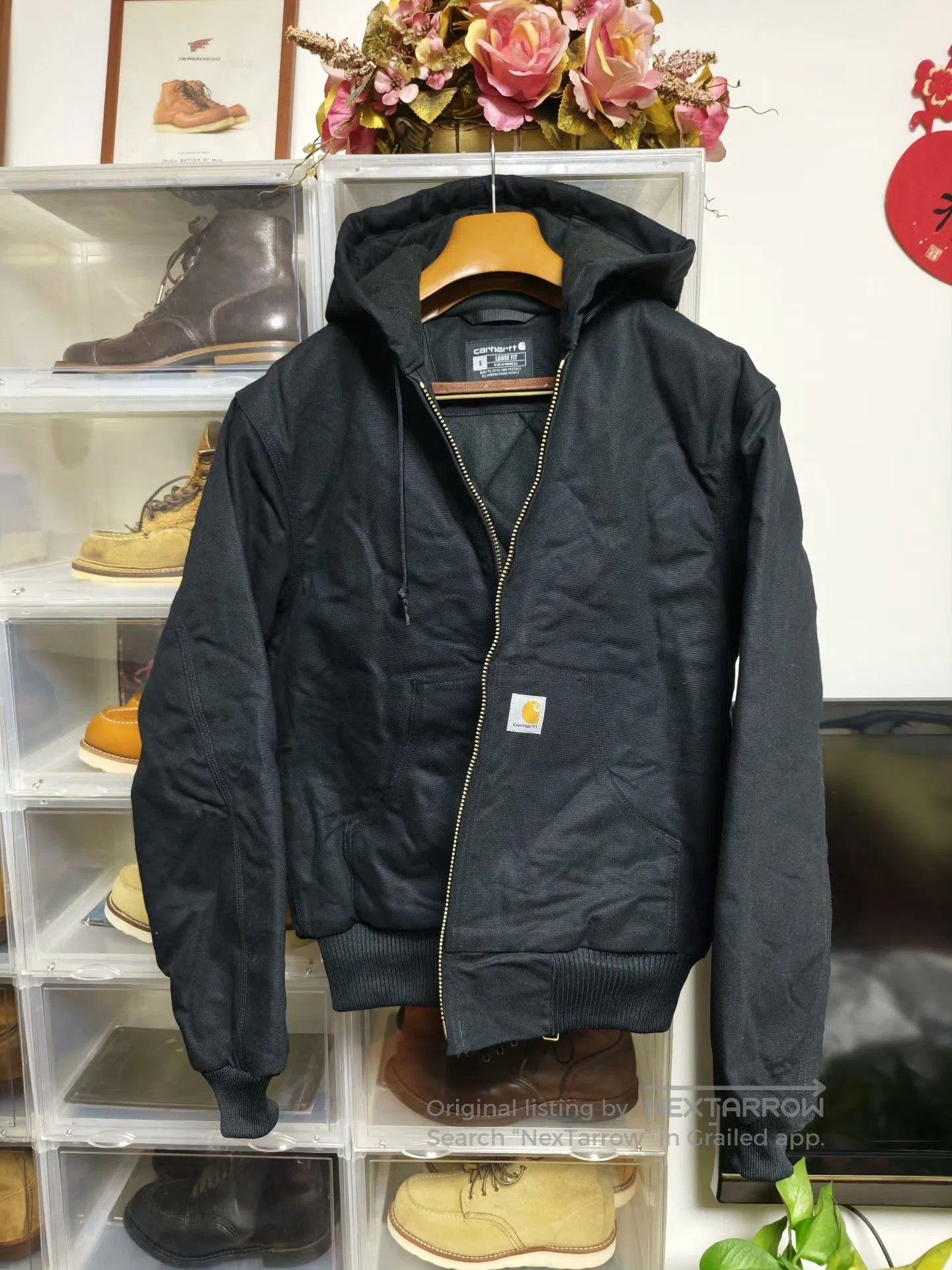 Carhartt Carhartt J140 Black Hooded Jacket S. Size US S / EU 44-46 / 1 - 1 Thumbnail