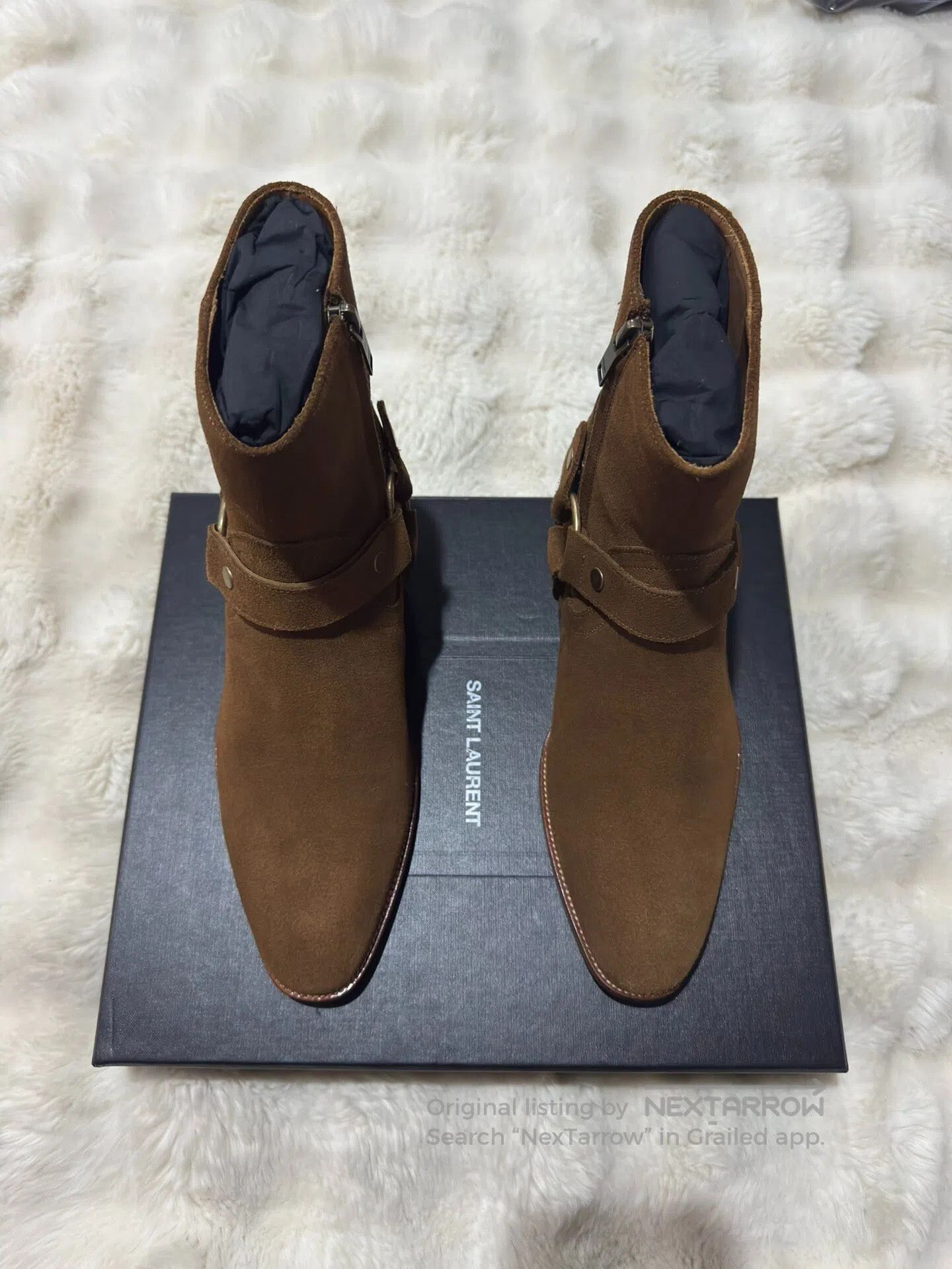 Saint Laurent Paris Saint Laurent Paris Suede Chelsea boots| Size US 8.5 / EU 41-42 - 4 Thumbnail