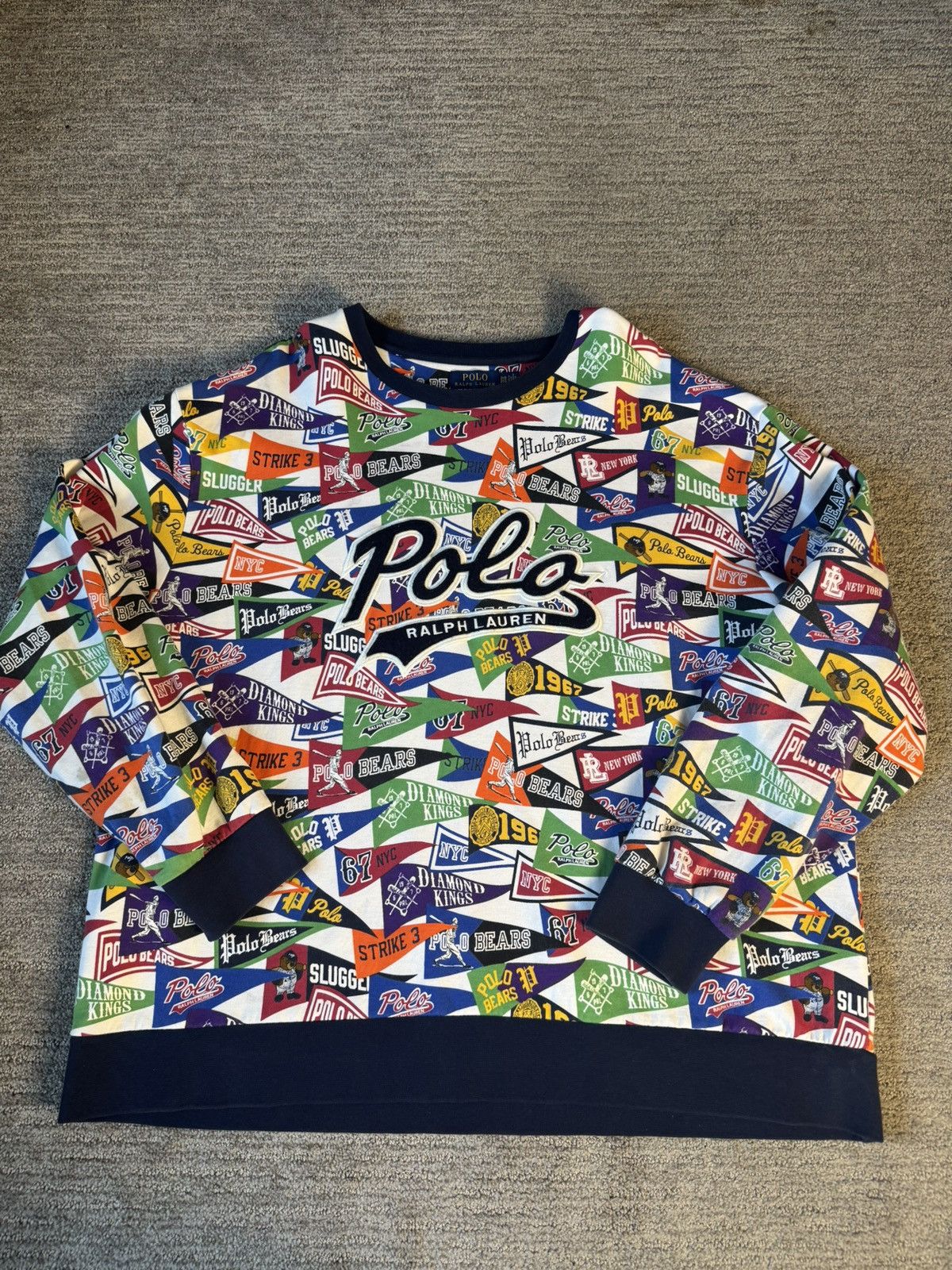 Polo Ralph Lauren Vintage Ralph Lauren Oversized Sweatshirt Size US XXL / EU 58 / 5 - 1 Thumbnail