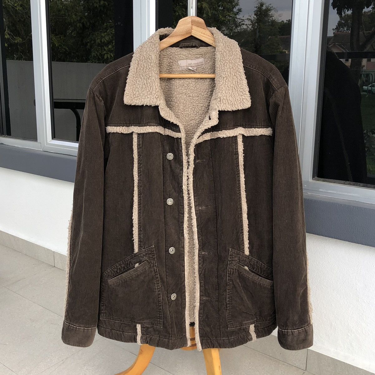 Japanese Brand Vintage ooh mow mao Conduray Lined Sherpa Jacket Size US M / EU 48-50 / 2 - 5 Thumbnail