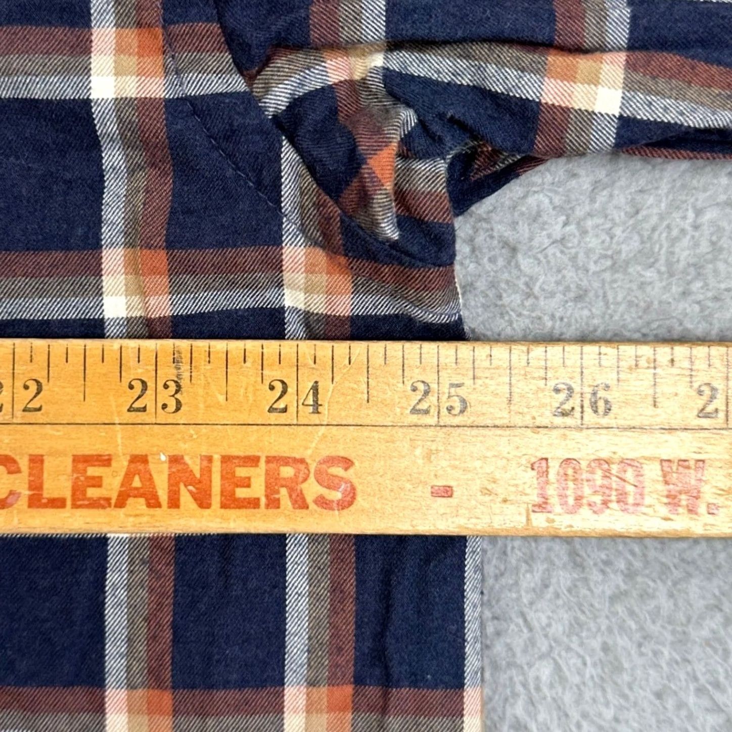 Patagonia Patagonia Shirt Mens XL Navy Orange Plaid Button Up Long Sleeve Crewneck? Size US XL / EU 56 / 4 - 6 Thumbnail