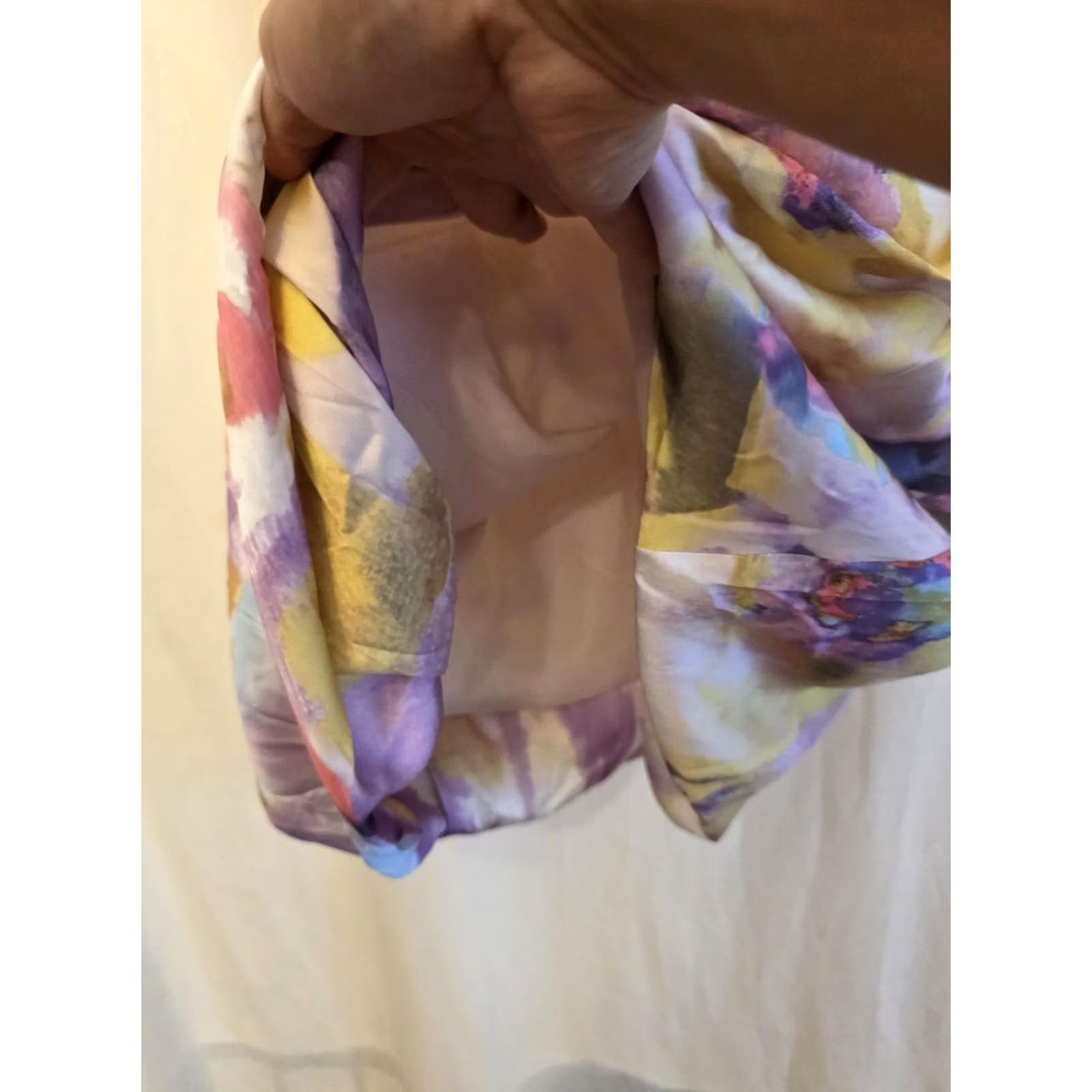 H&M H&M Dress Womens 6 Multicolor Floral Chiffon Bubble Hem Sleeveless Coquette Casual Party/Cocktail Knee Length Womens Size M / US 6-8 / IT 42-44 - 5 Thumbnail