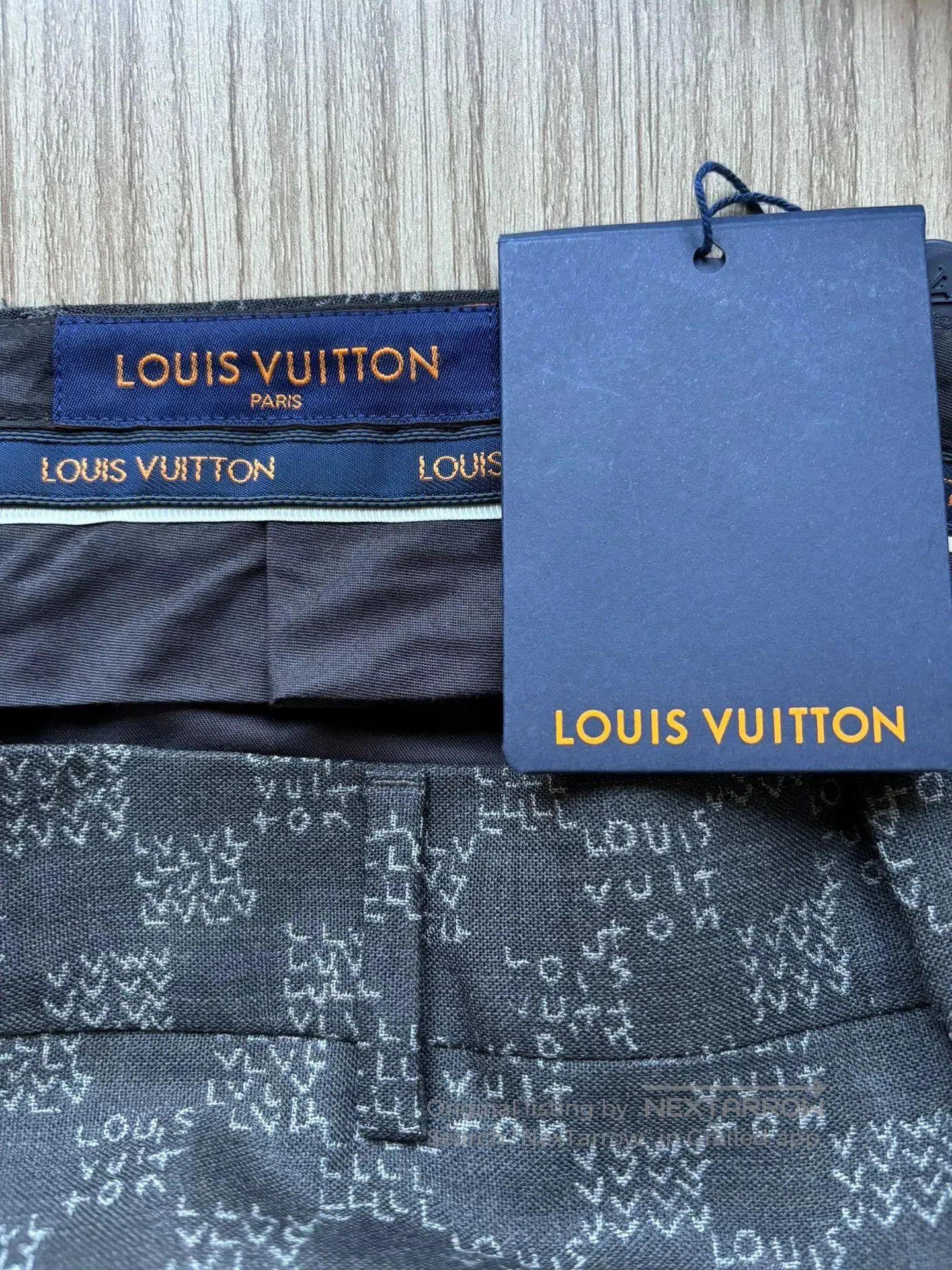 Louis Vuitton louis vuitton black printed trousers. Size US 38 / EU 54 - 5 Thumbnail