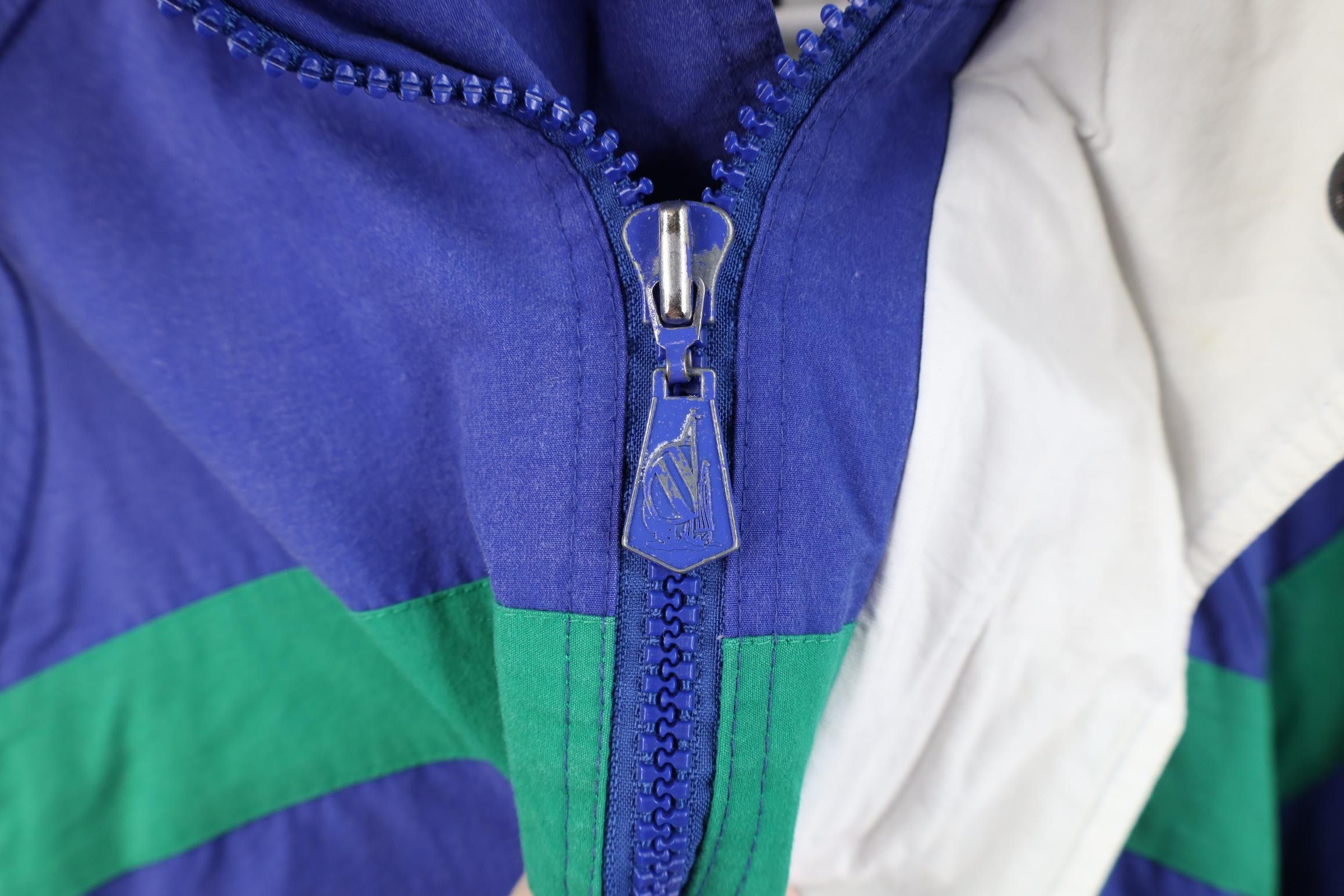 Nautica Vintage 90s Nautica Hooded Sailing Windbreaker Jacket Size US XL / EU 56 / 4 - 10 Thumbnail