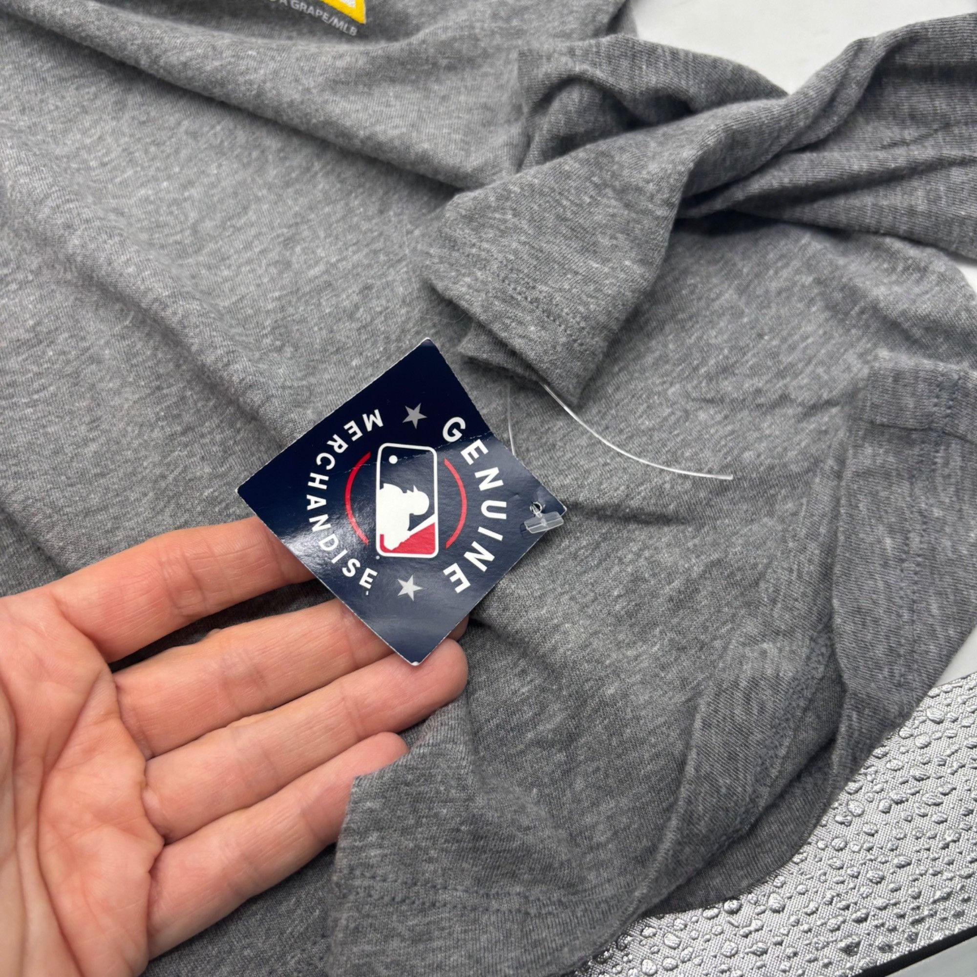 Next Level Apparel San Diego Padres Womens Long Sleeve Gray T-Shirt By Next Lev Size L / US 10 / IT 46 - 7 Thumbnail