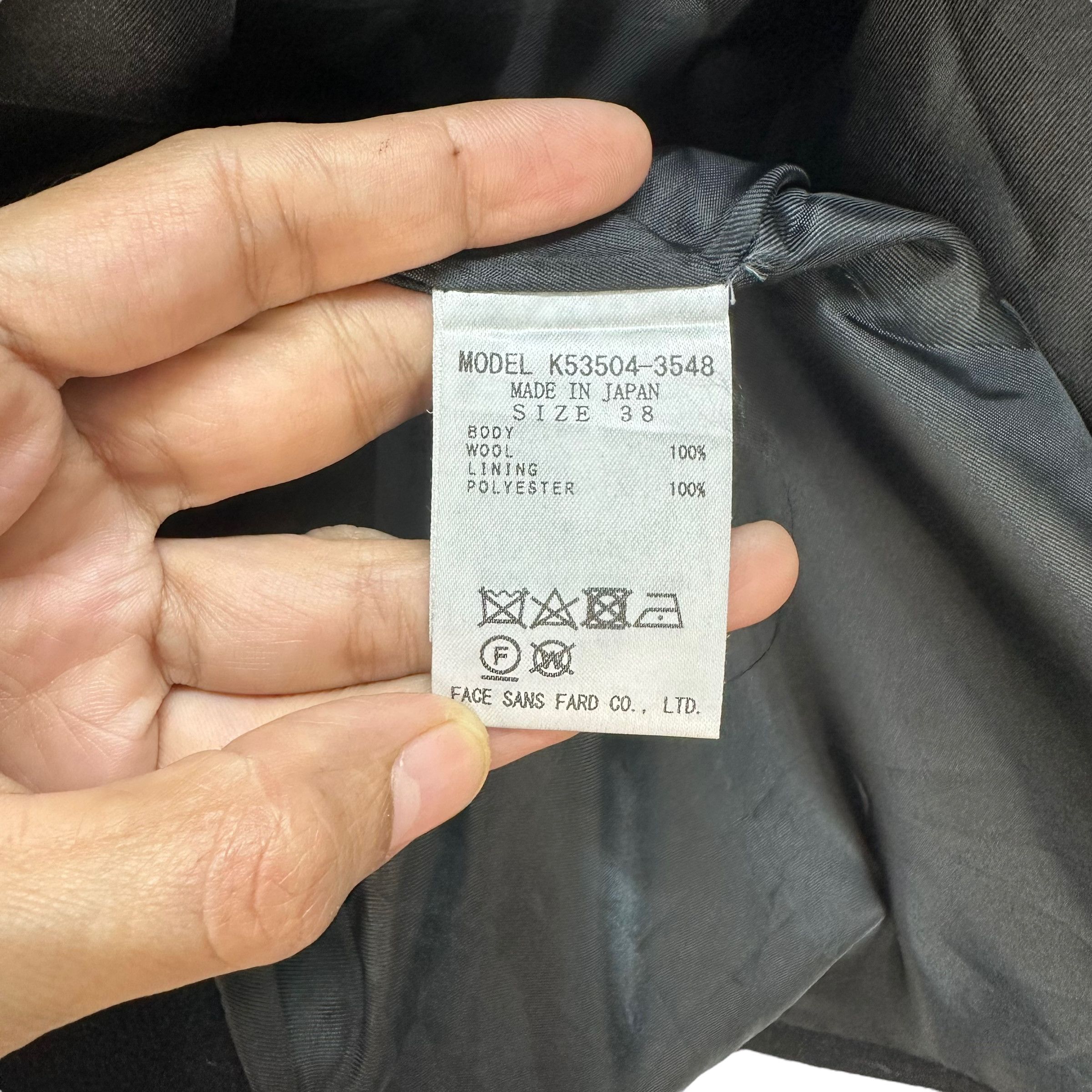Japanese Brand C+ MADE IN JAPAN WOOL HOODED OVERCOAT #7758-168 Size US S / EU 44-46 / 1 - 9 Thumbnail