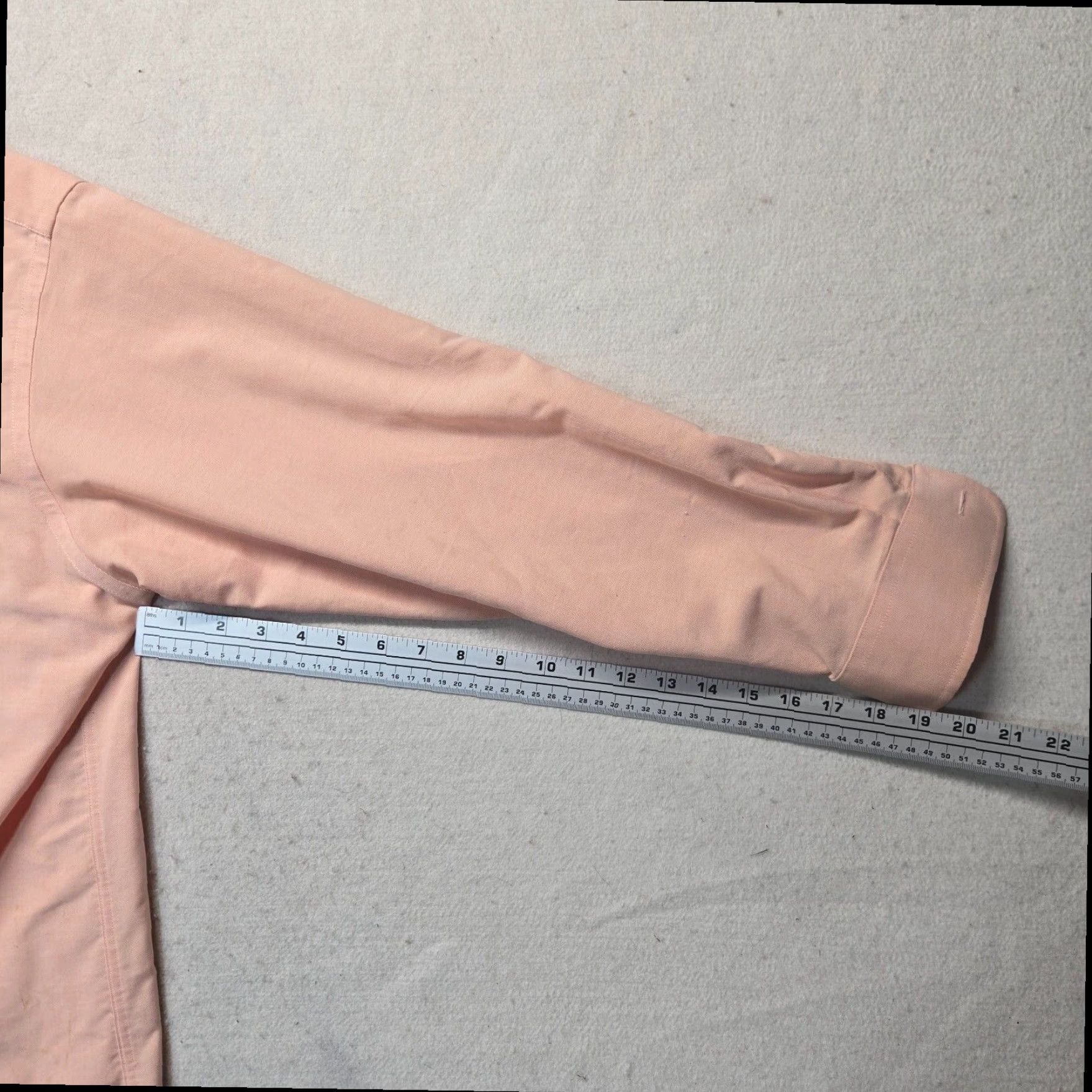Stafford Stafford Button Up Shirt Short Sleeve Pink Adult Men's 17 Size US XL / EU 56 / 4 - 5 Thumbnail