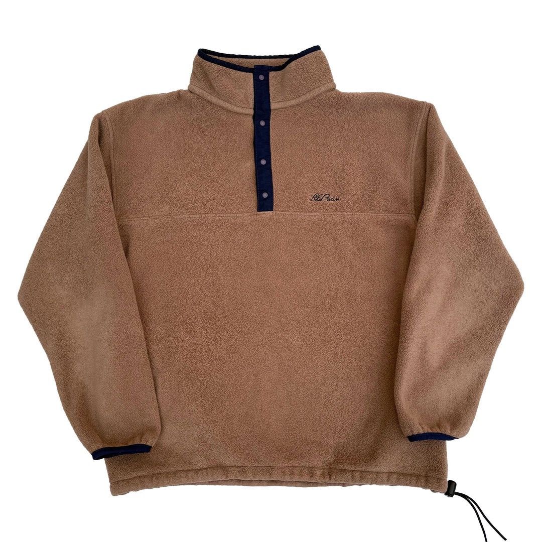 L.L. Bean LL Bean 1990 90s Vintage USA Made Fleece Pullover Jacket Size US M / EU 48-50 / 2 - 1 Thumbnail