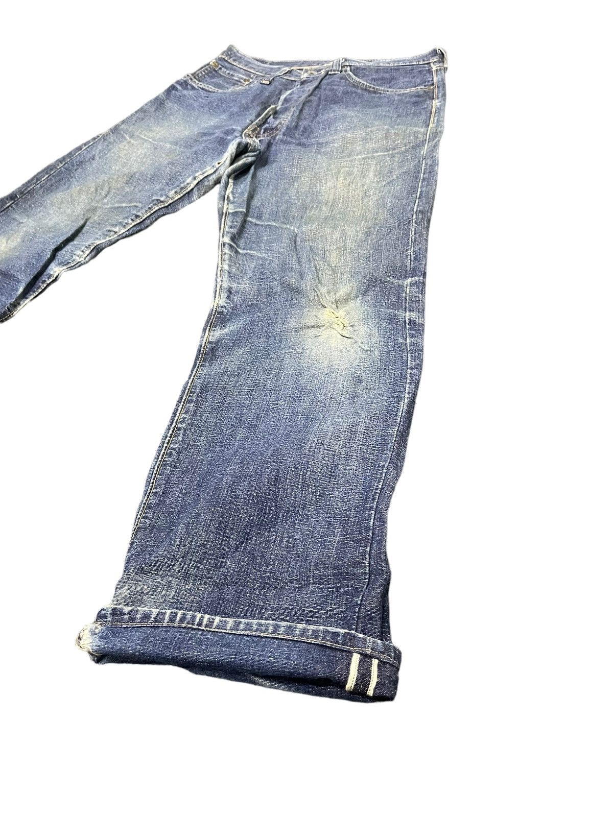 Sugar Cane Vintage Sugarcane Okinawa Selvedge Distresed Denim Size US 32 / EU 48 - 3 Thumbnail