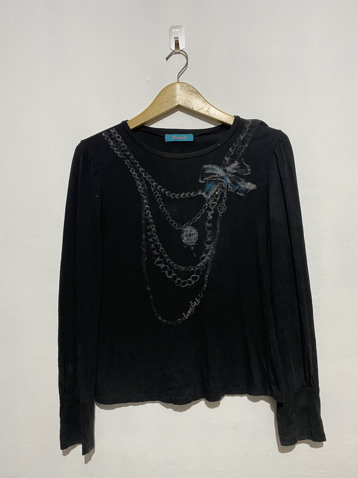 If Six Was Nine × Vintage Japanese banila b jewelry print longsleeve lgb style Size US M / EU 48-50 / 2 - 1 Thumbnail