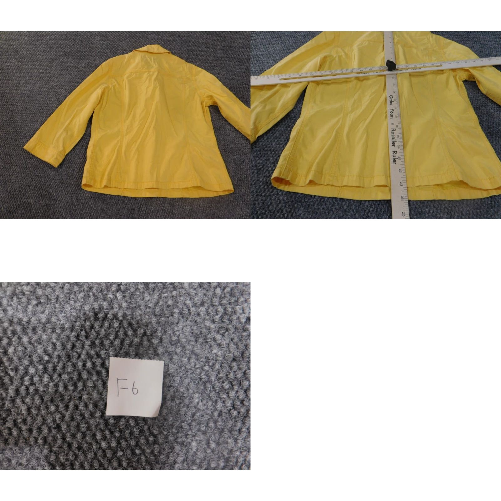 Vintage Chicos Jacket Yellow Womens 0 Basic Lightweight Cotton Knit Button Zip Casual Collar Fall Regular Womens Size XS / US 0-2 / IT 36-38 - 8 Thumbnail