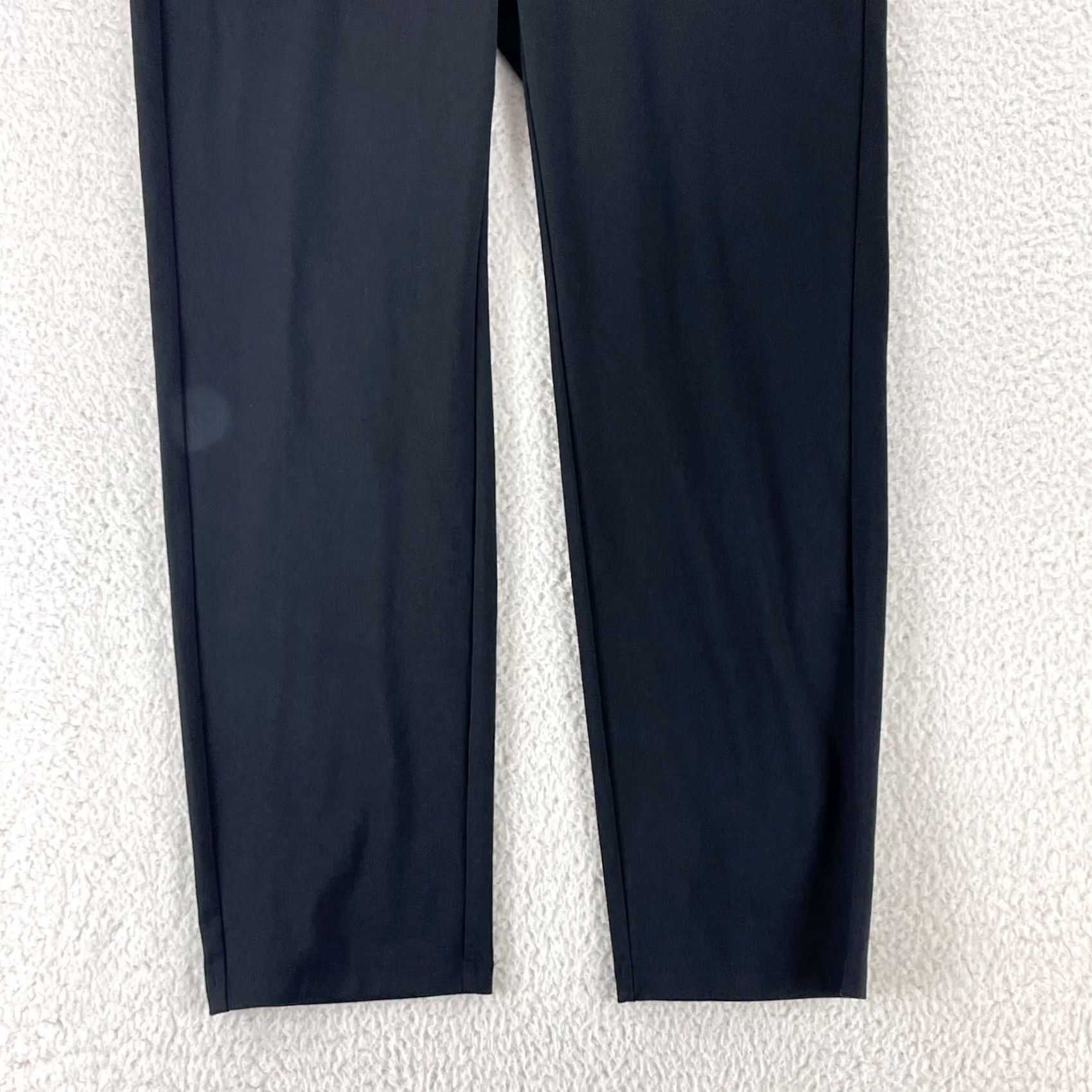 Eileen Fisher Eileen Fisher Pants Womens Medium Black High Waisted Ankle Straight Leg Cotton Size 32" / US 10 / IT 46 - 3 Thumbnail