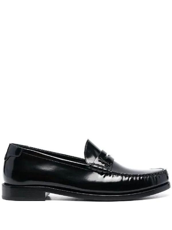 Saint Laurent Paris o1s1wg110426 670231 LE Loafers Classic Penny Slippers Size US 9.5 / EU 42-43 - 1 Thumbnail
