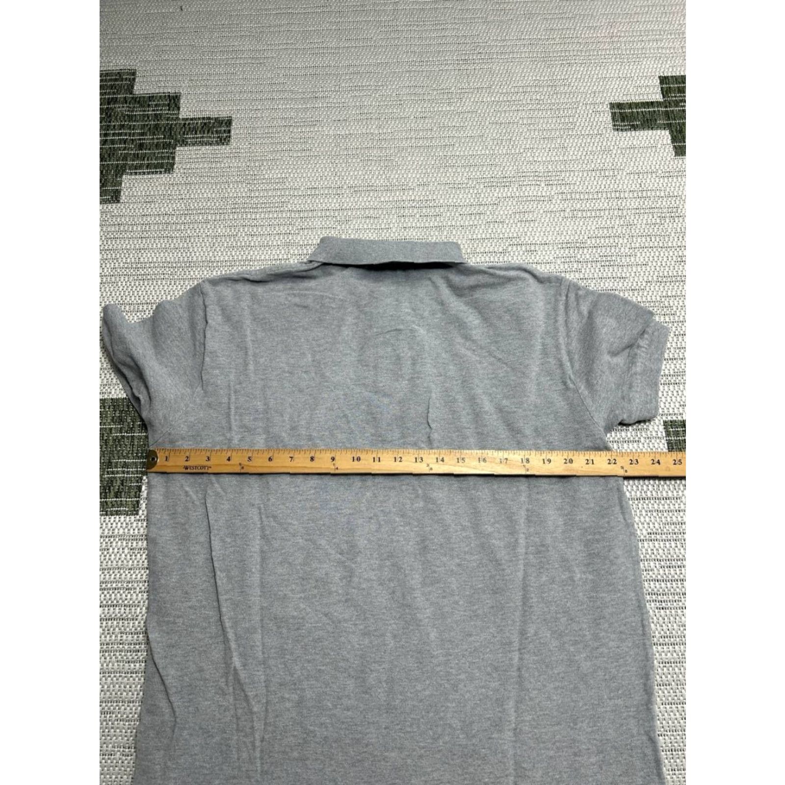 Polo Ralph Lauren Polo Ralph Lauren Polo Shirt Mens XL Gray Cotton Classic Fit Logo Embroidered Size US XL / EU 56 / 4 - 3 Thumbnail