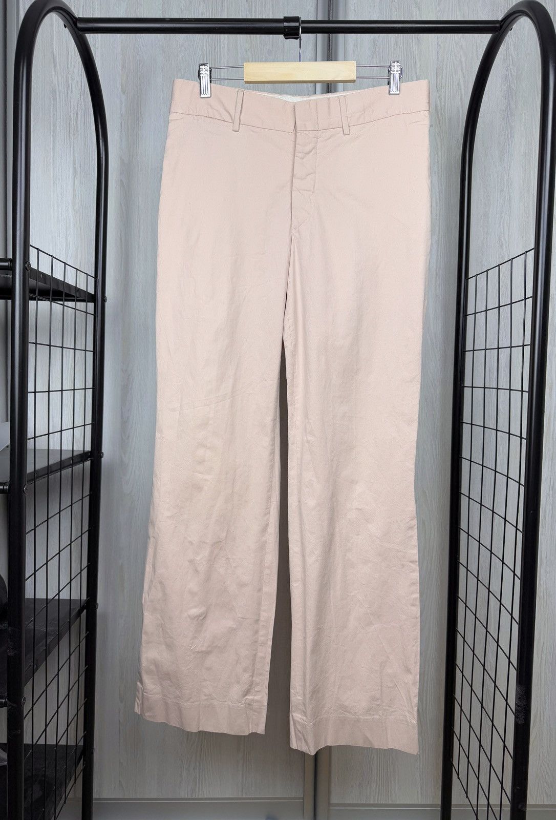 Gucci Gucci vintage pink wide bootcut classic chino pants Size US 34 / EU 50 - 1 Thumbnail