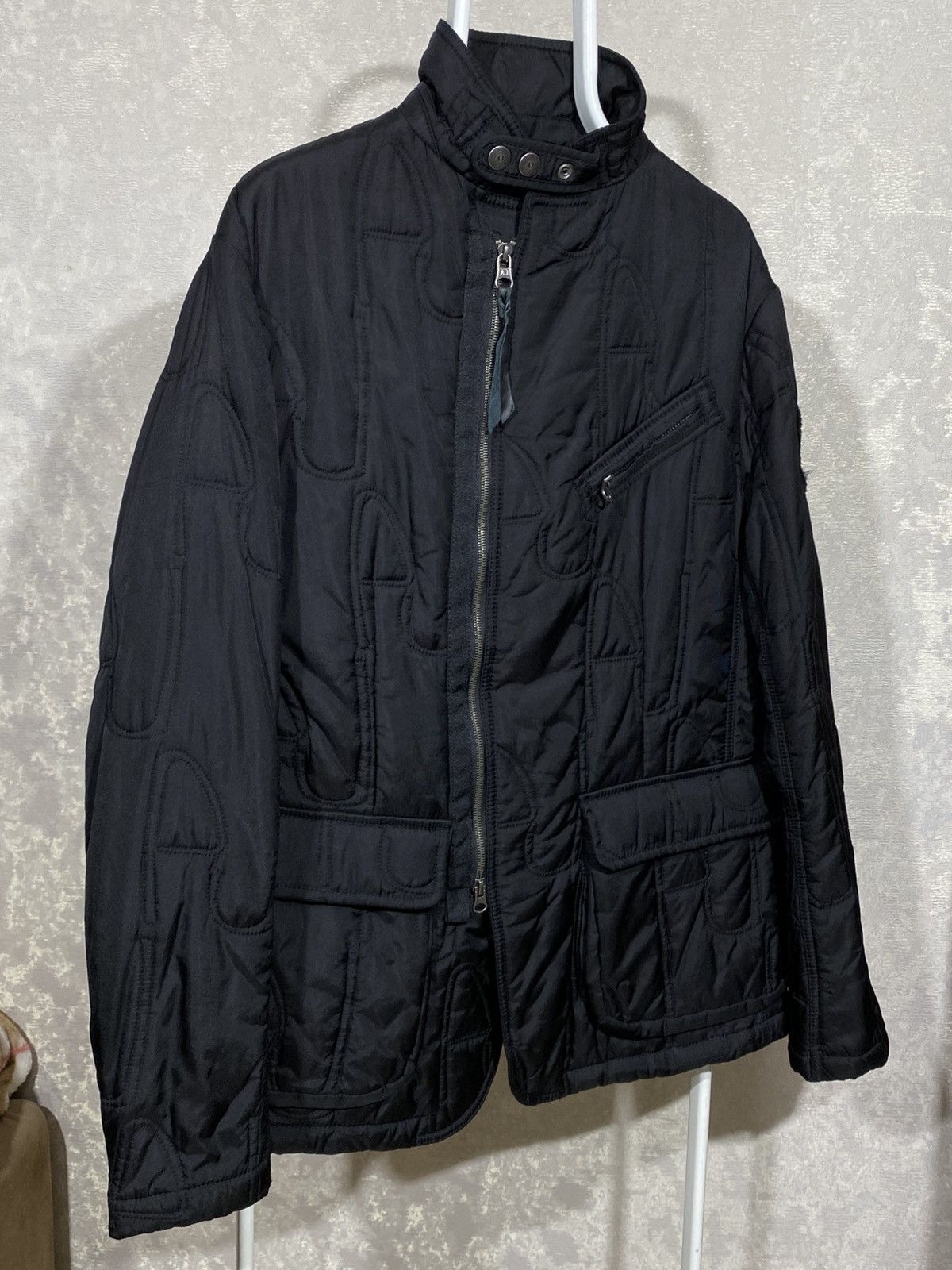 Armani × Barbour × Loro Piana Armani Jeans quilted jacket luxury Mens Size US L / EU 52-54 / 3 - 10 Thumbnail