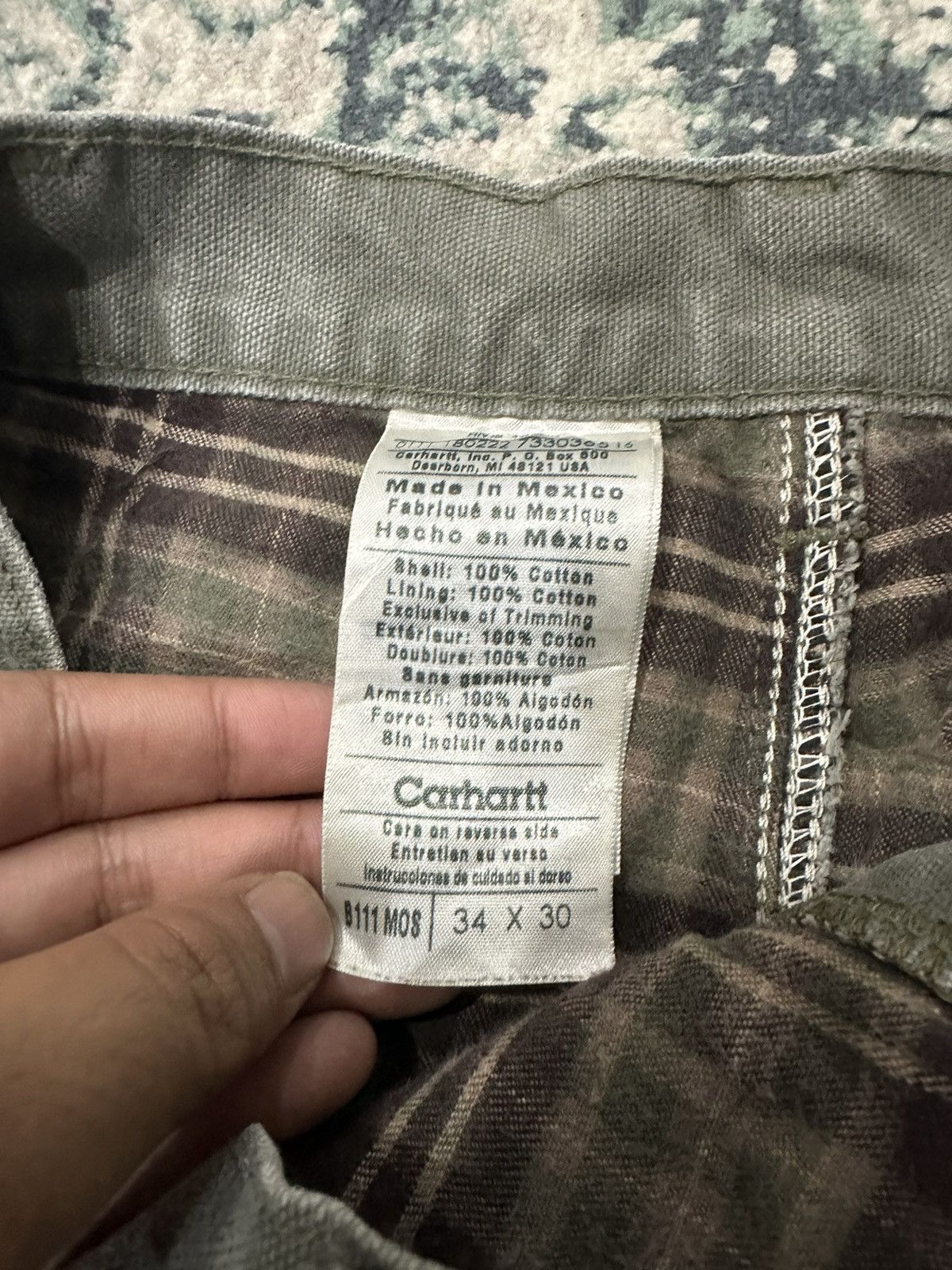Carhartt Vintage Carhatt Baggy Flannel-lined Pants Size US 32 / EU 48 - 10 Thumbnail