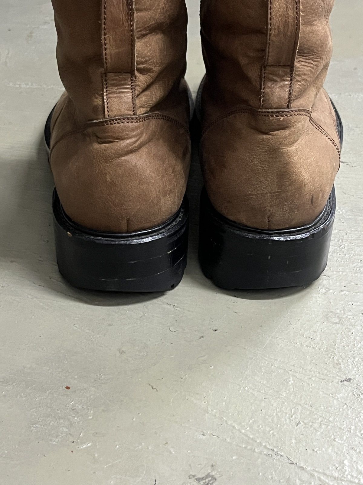 Guidi Takeo Kikuchi Lace Zipper Leather Combat Guidi Style Boots Size US 9 / EU 42 - 15 Thumbnail
