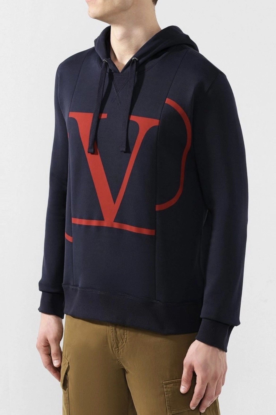 Valentino Valentino Hoodie Deconstructed Logo Size US M / EU 48-50 / 2 - 5 Thumbnail