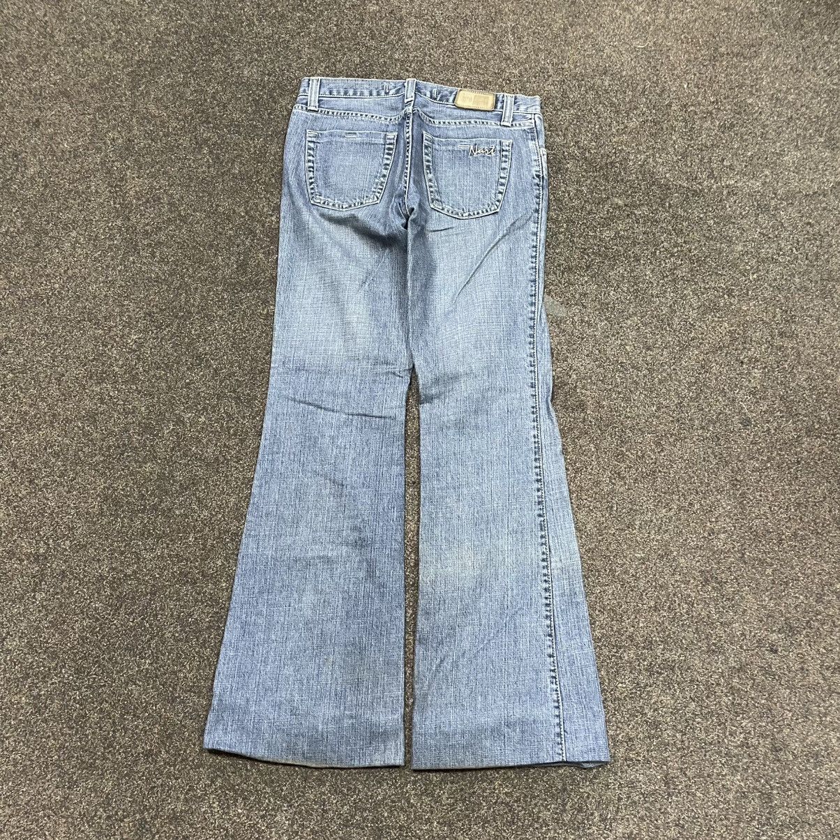 Vintage Vintage Y2K Baggy Wide Leg Flared Jeans Skate Grunge Logo 34 Size 34" / US 12 / IT 48 - 2 Thumbnail