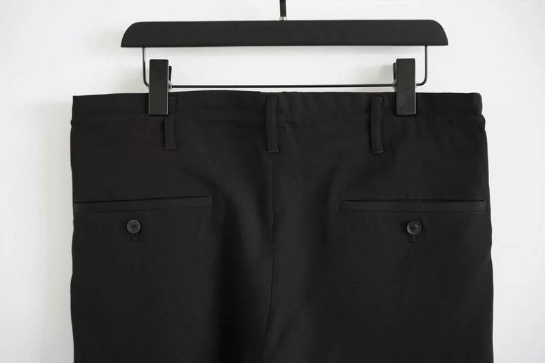 Yohji Yamamoto Yohji Yamamoto size 3 20 oz straight-leg drawstring wool s Size US 30 / EU 46 - 4 Thumbnail